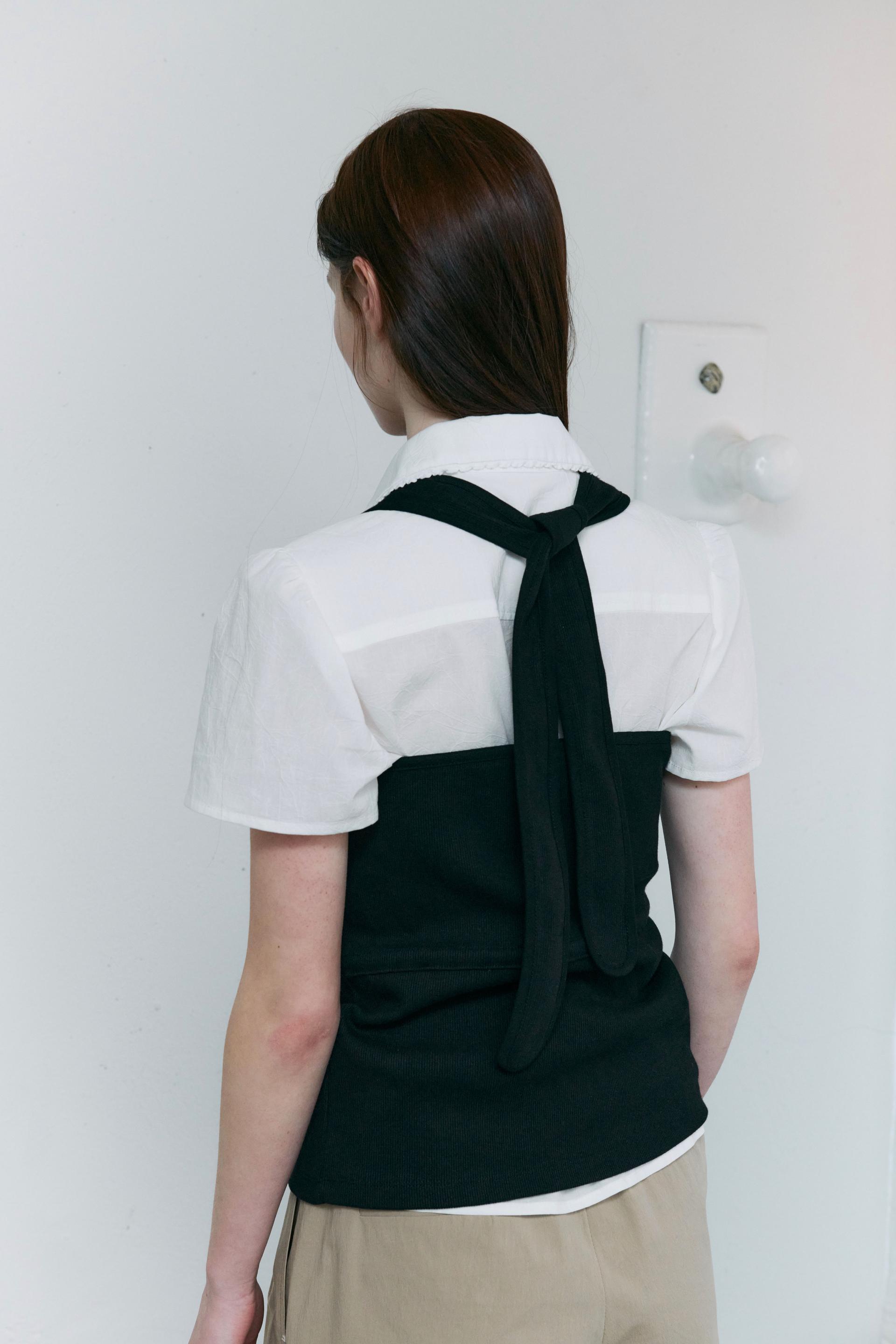 [4차 재입고] lace cap blouse (white)