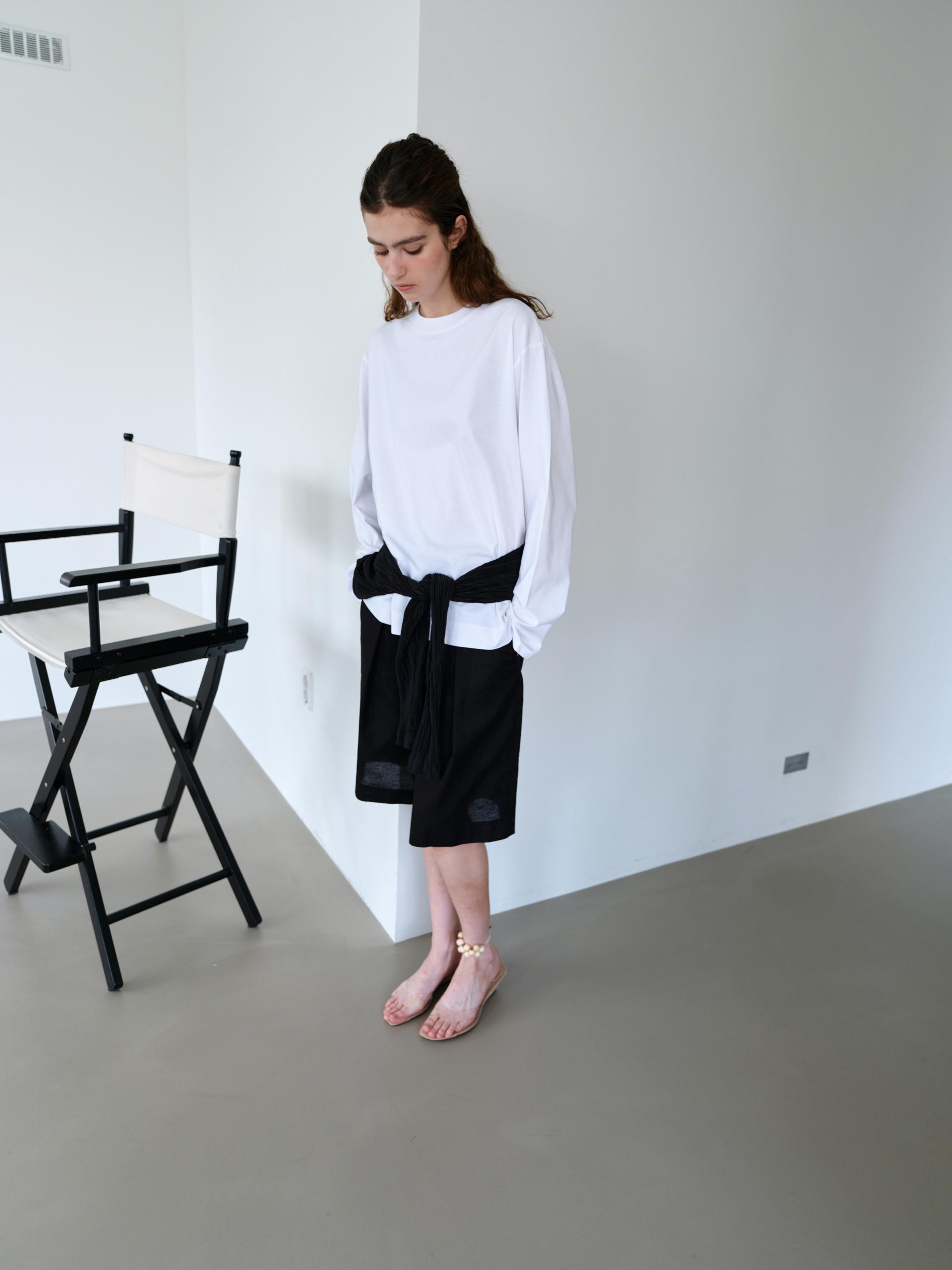 core long sleeve t-shirt (white)