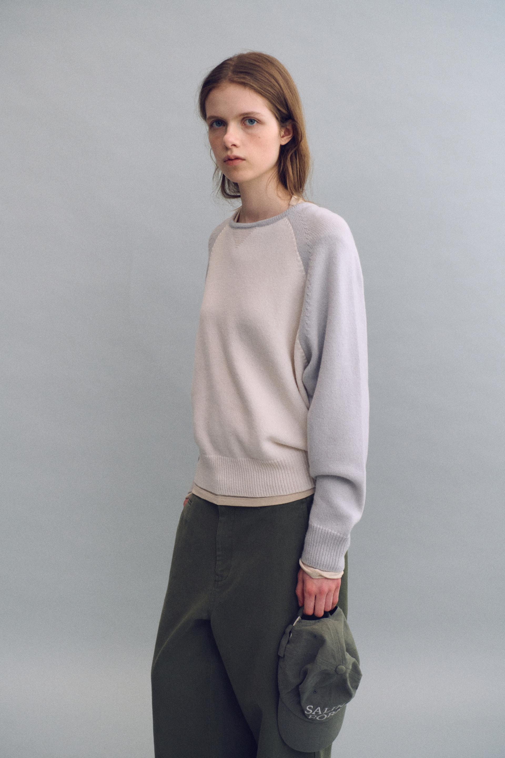 bare long sleeve wool tee (5 colors)