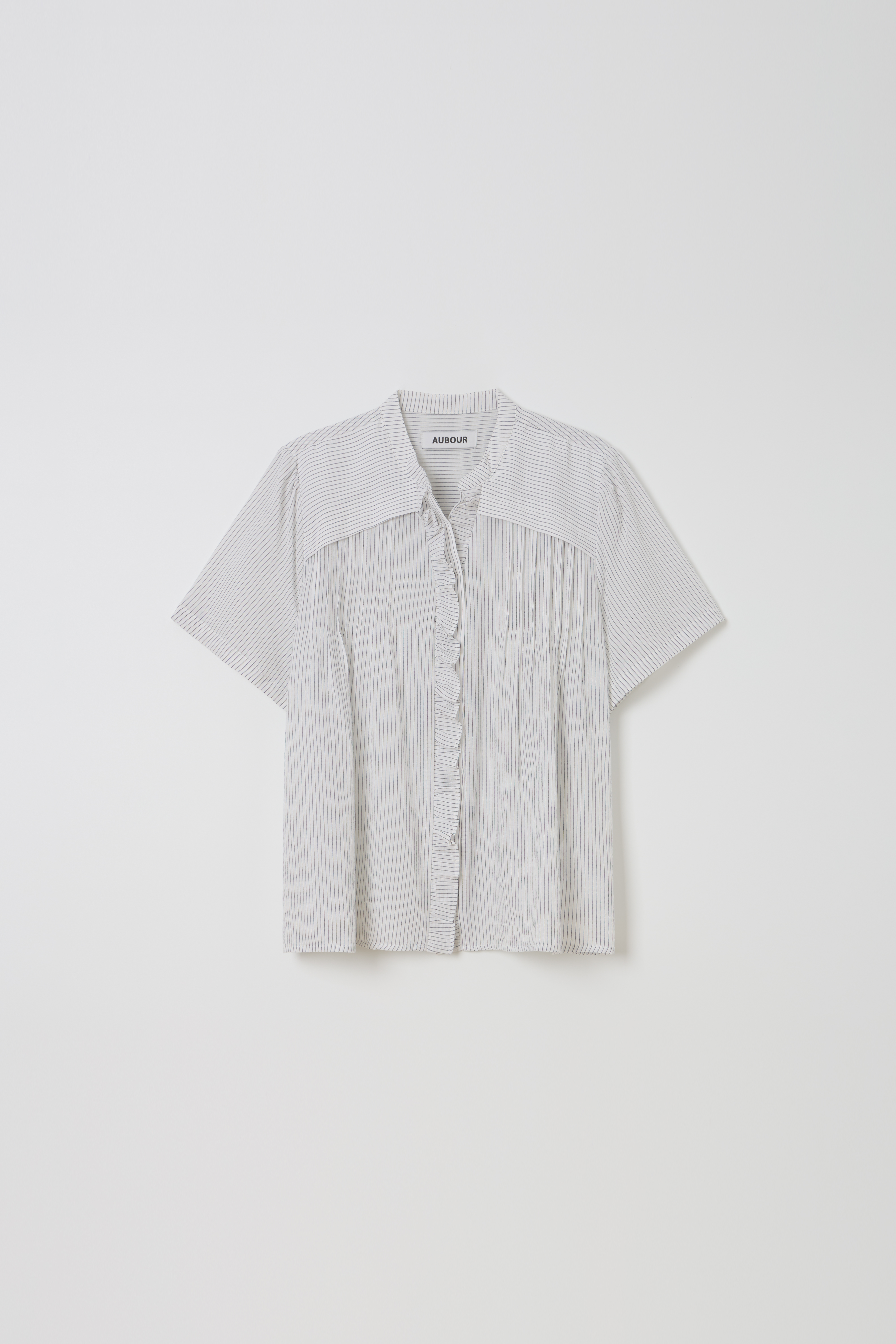 [2차 재입고] lace cap blouse (stripe)