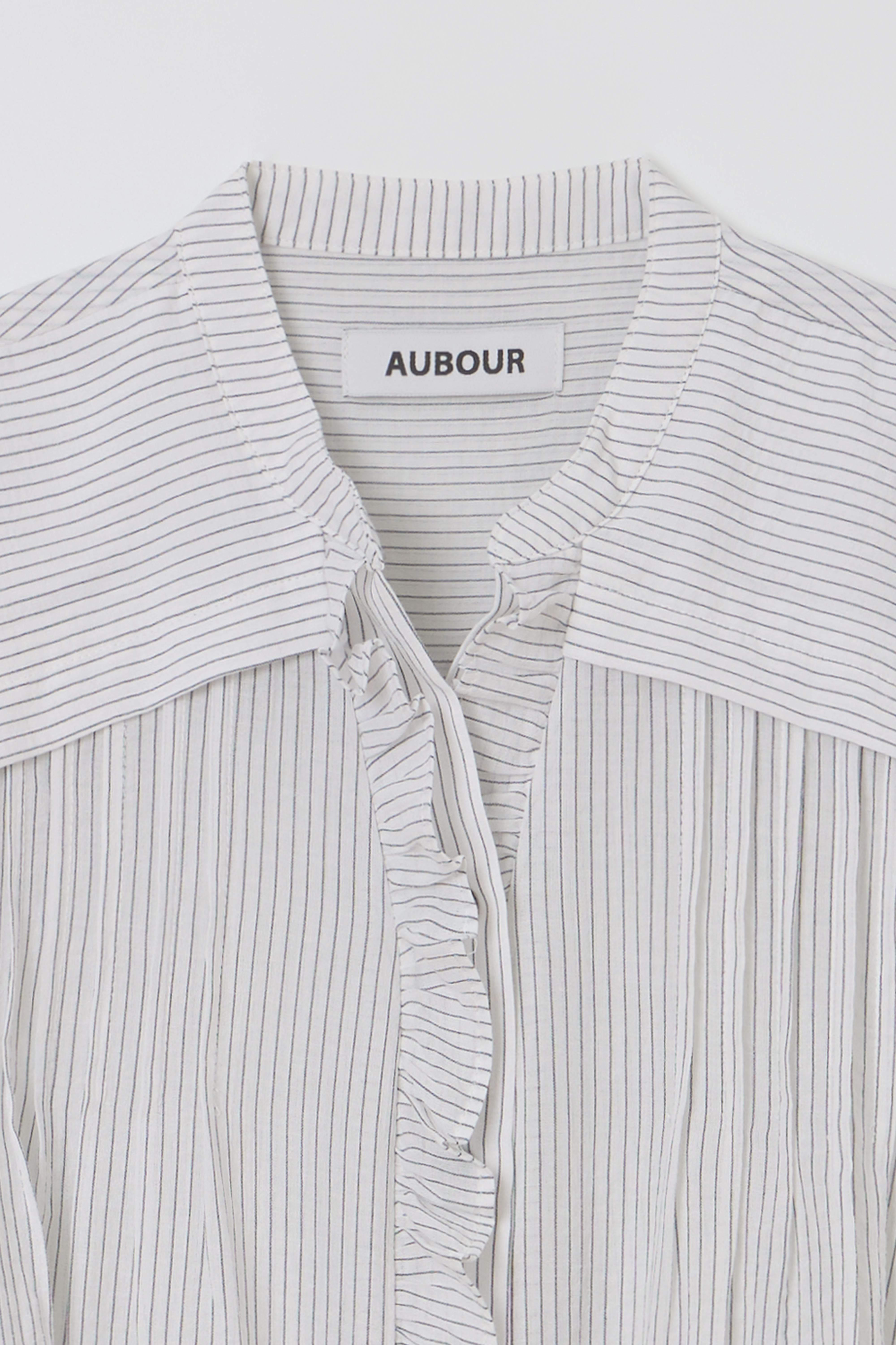 [2차 재입고] lace cap blouse (stripe)
