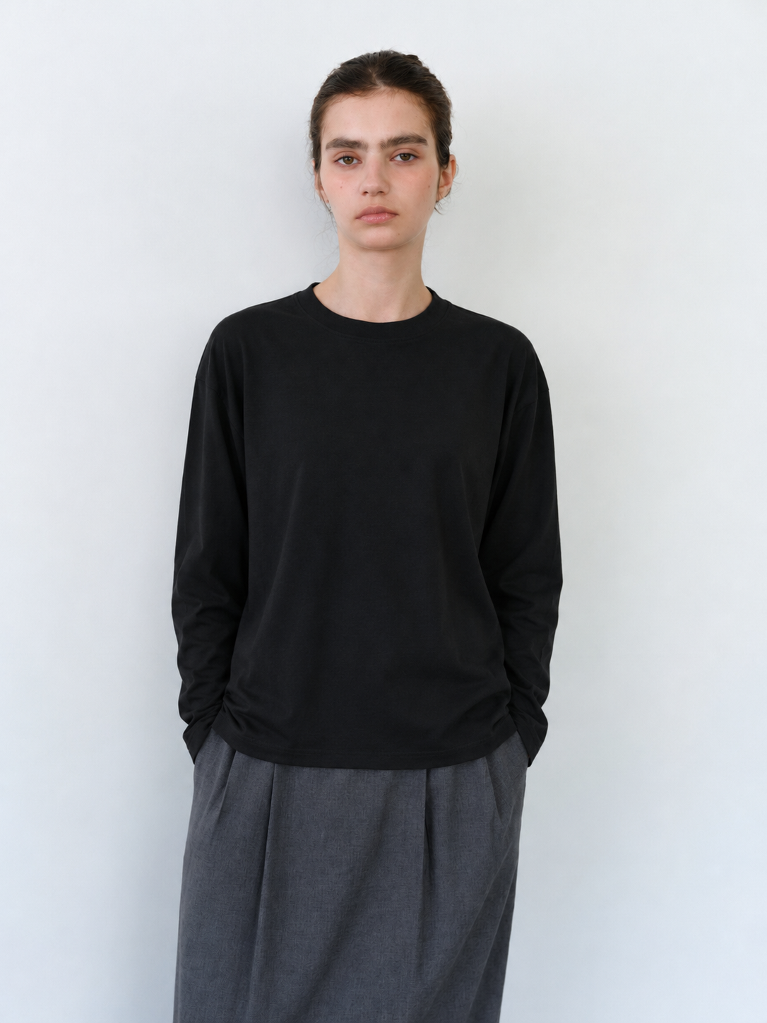core long sleeve t-shirt (black)