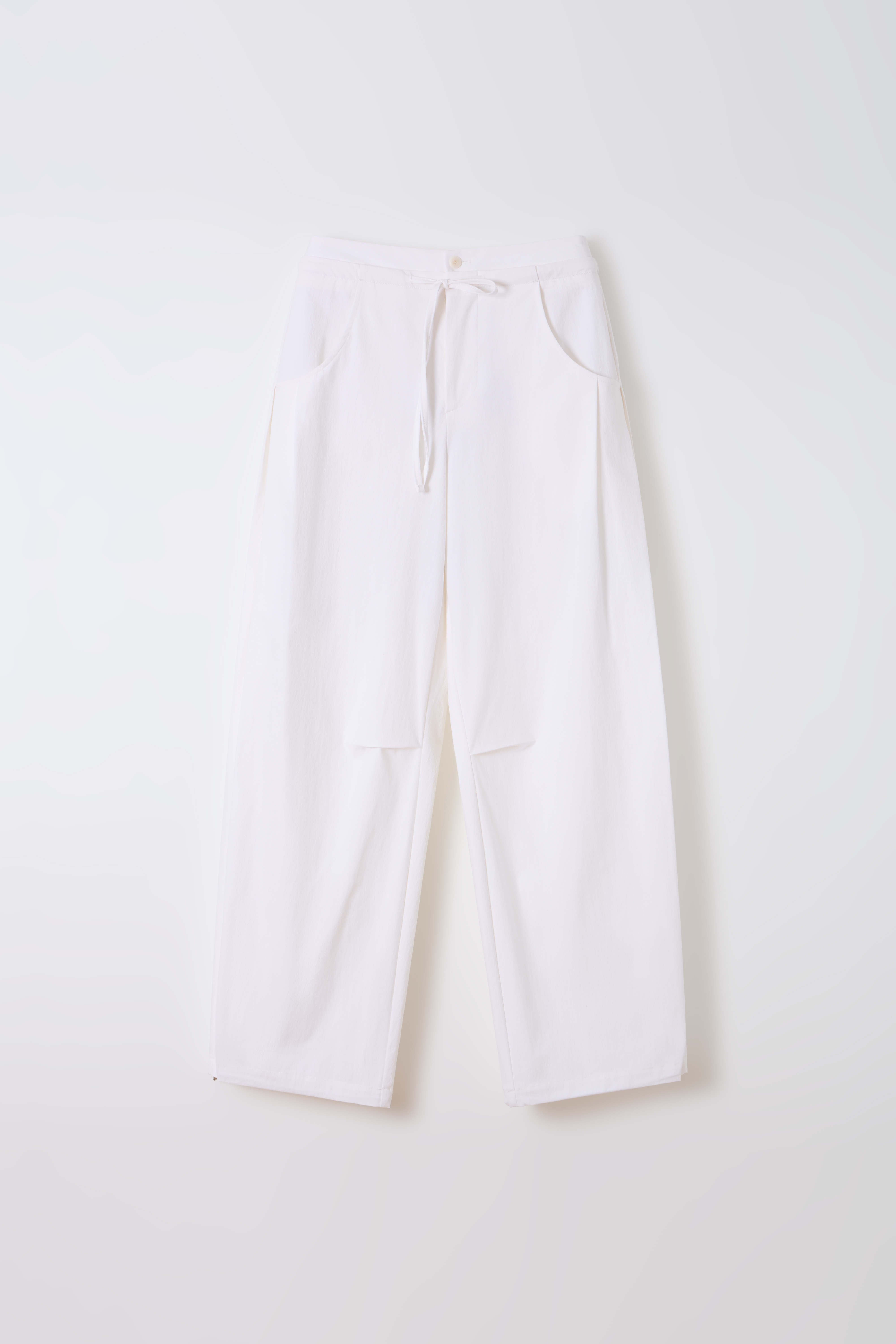 arc tuck pants (ivory)