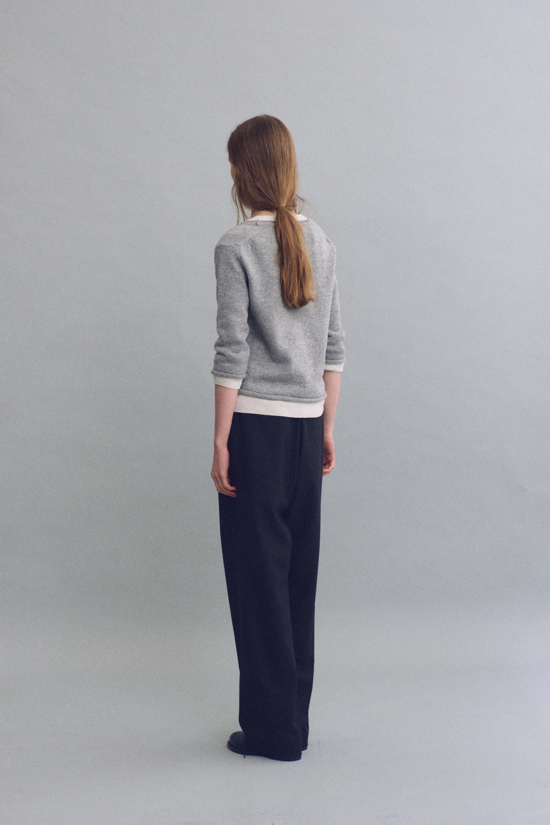 tuck ease slacks (black)