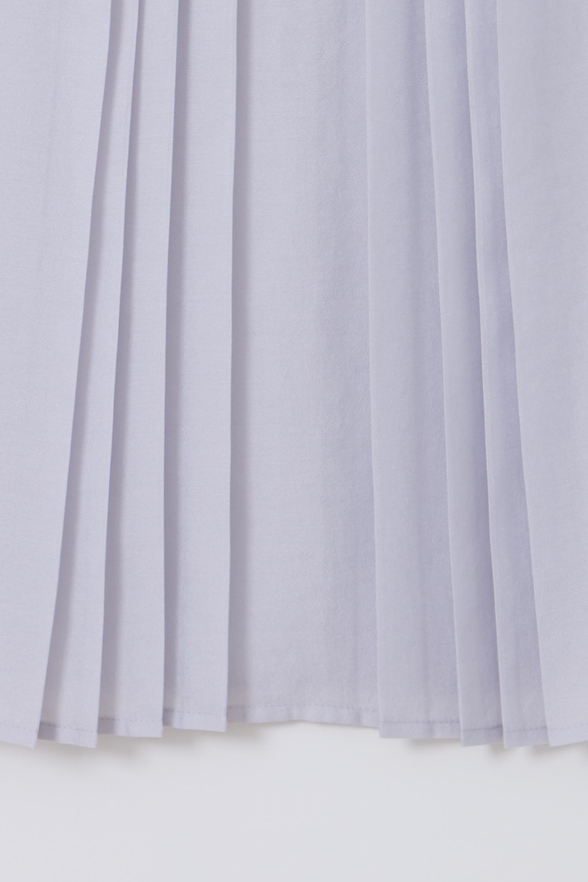 [4차 재입고] veil pleats blouse (mist)