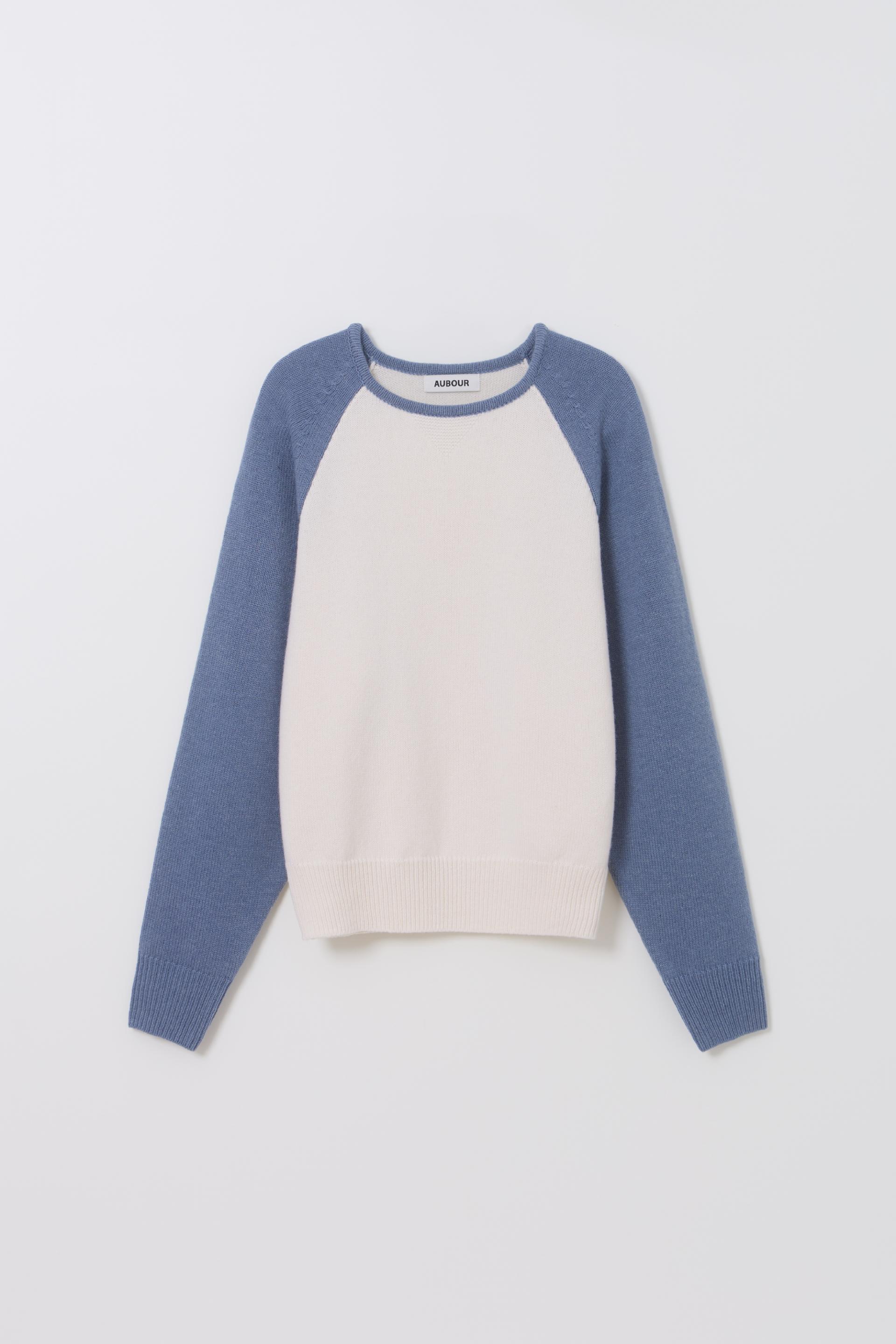 tone raglan knit (blue)