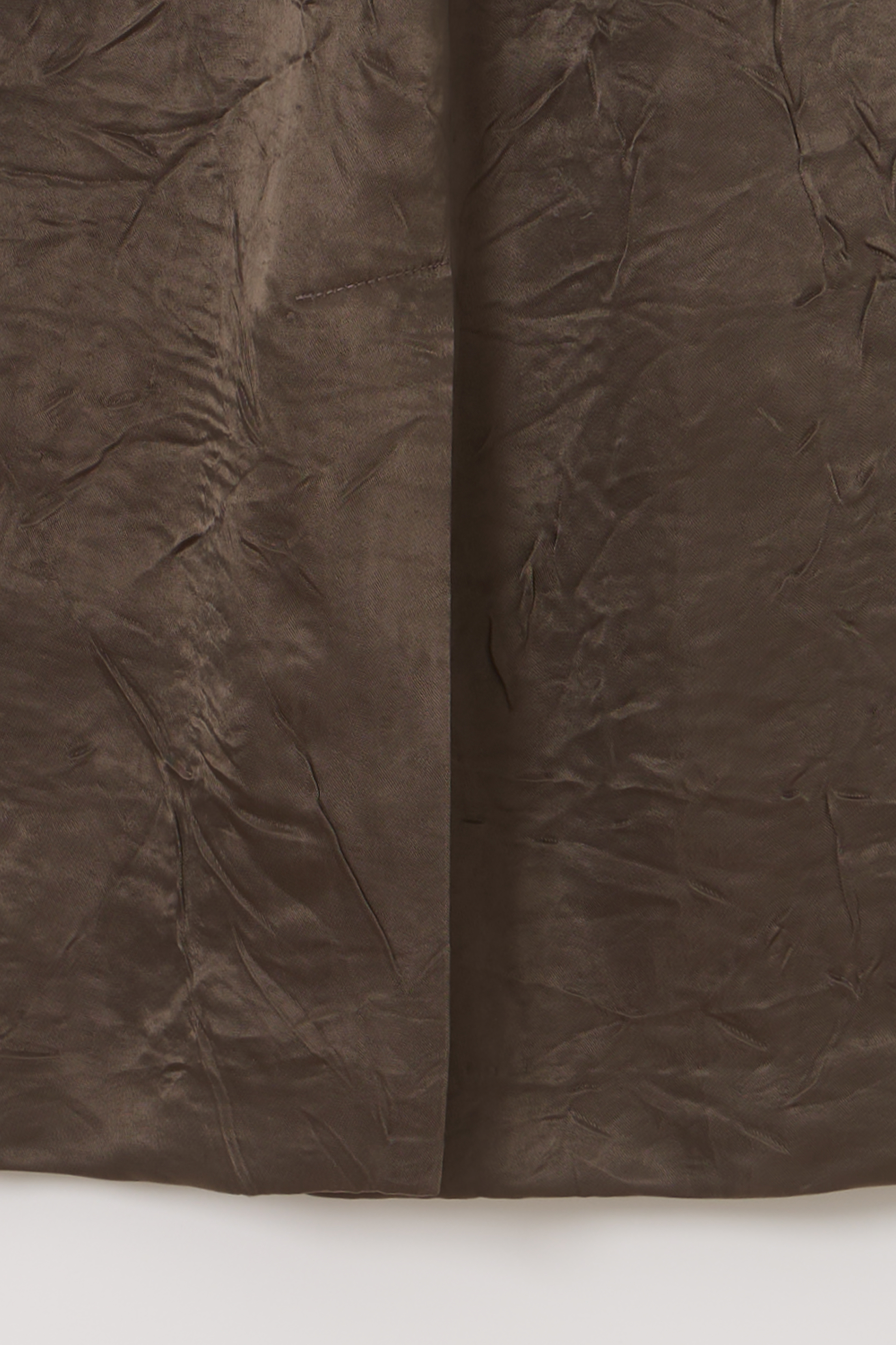 putty satin skirt (brown)