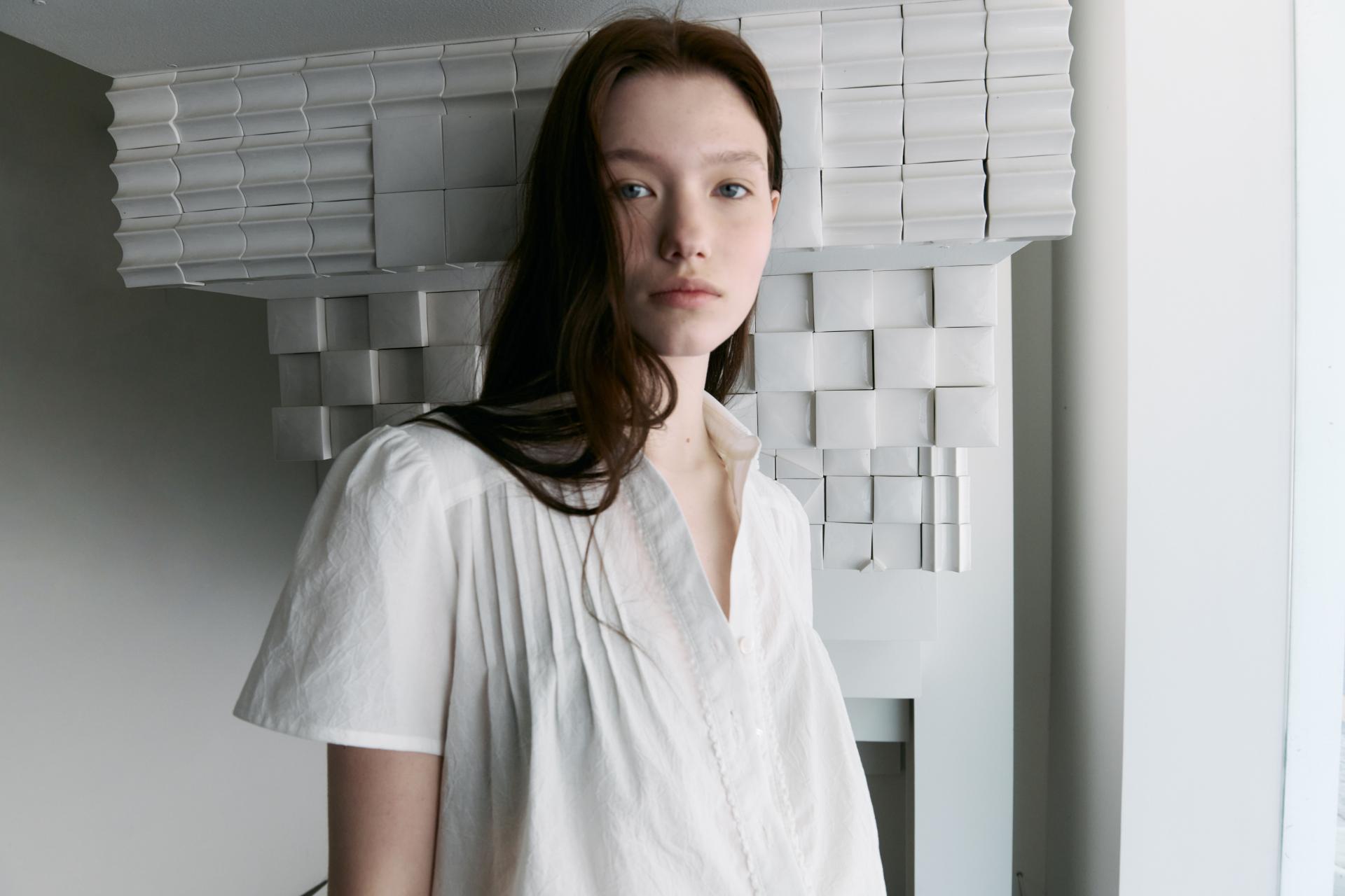 [4차 재입고] lace cap blouse (white)