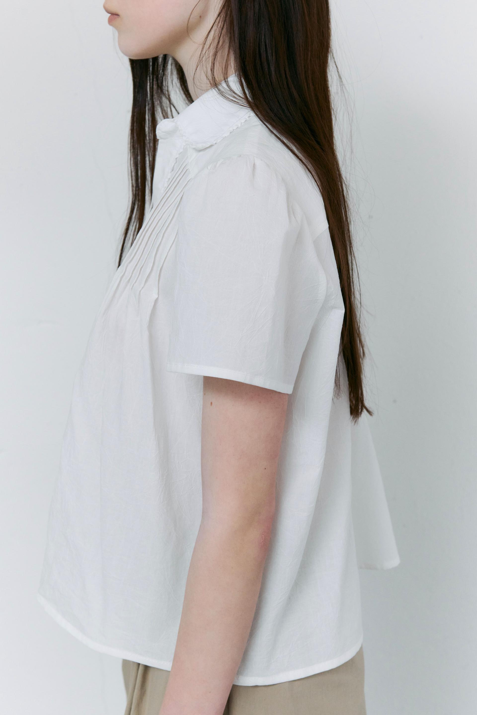 [4차 재입고] lace cap blouse (white)