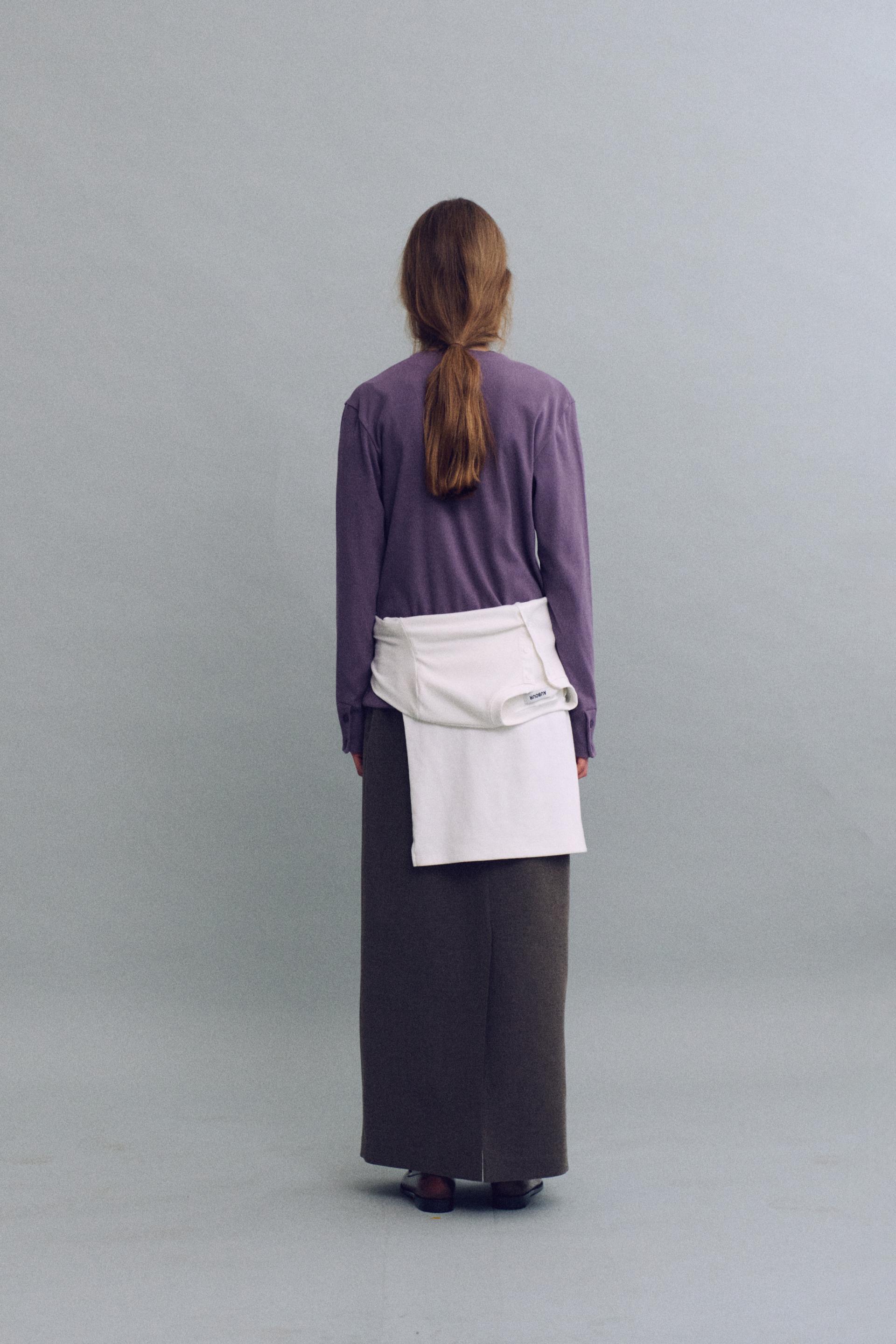 alter deep henley t-shirt (mauve purple)