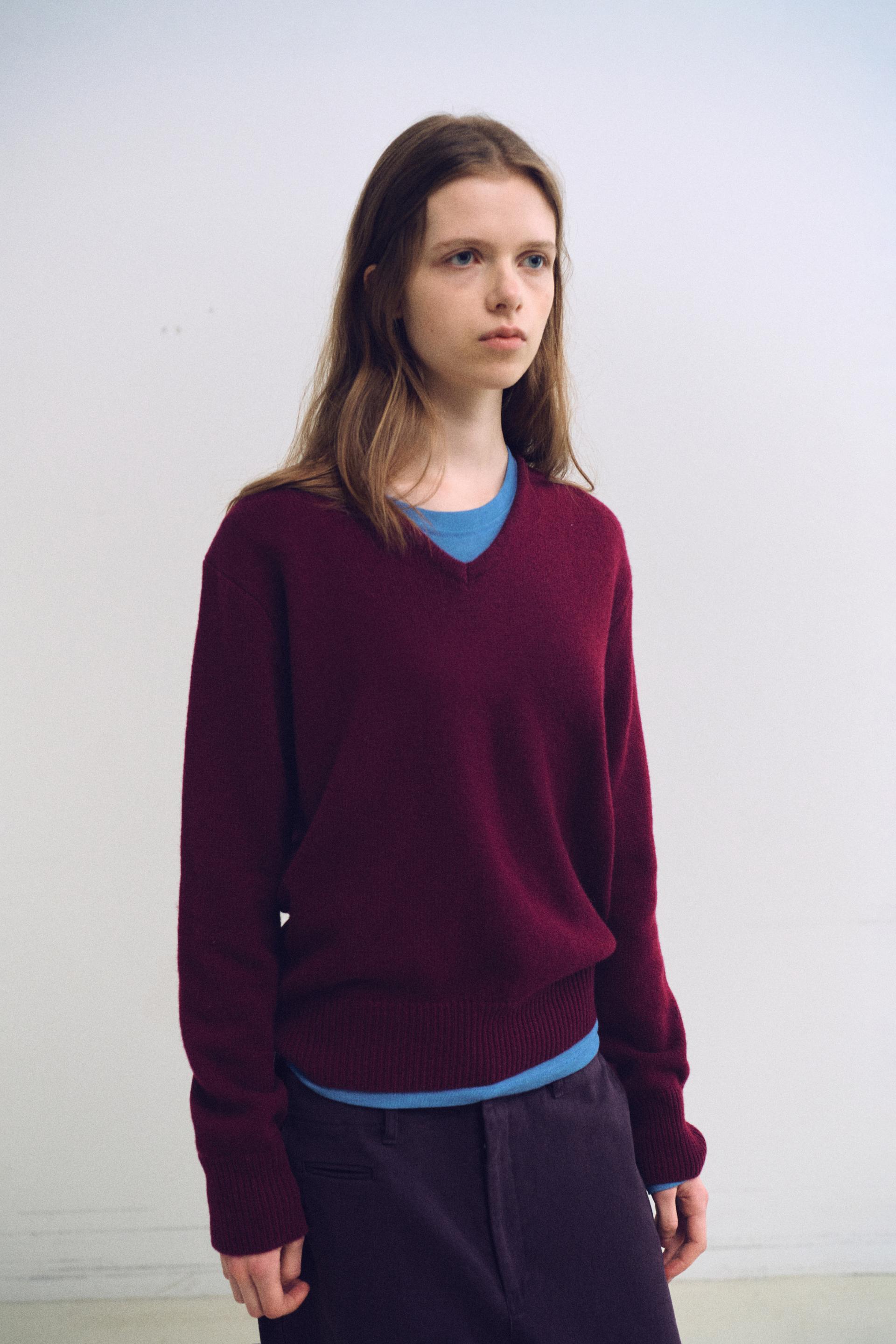 bare long sleeve wool tee (5 colors)
