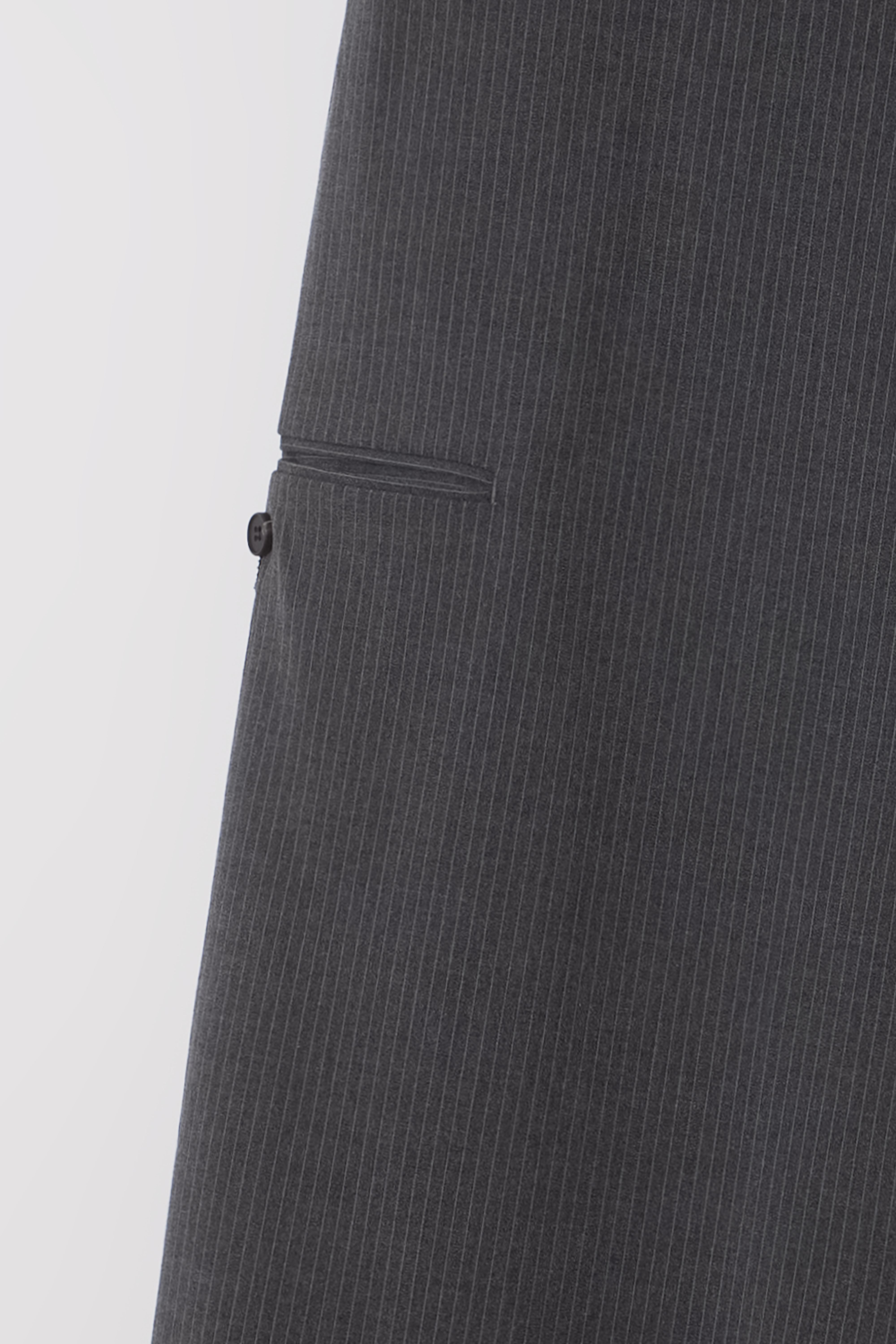 curved triple lip pants (grey stripe)