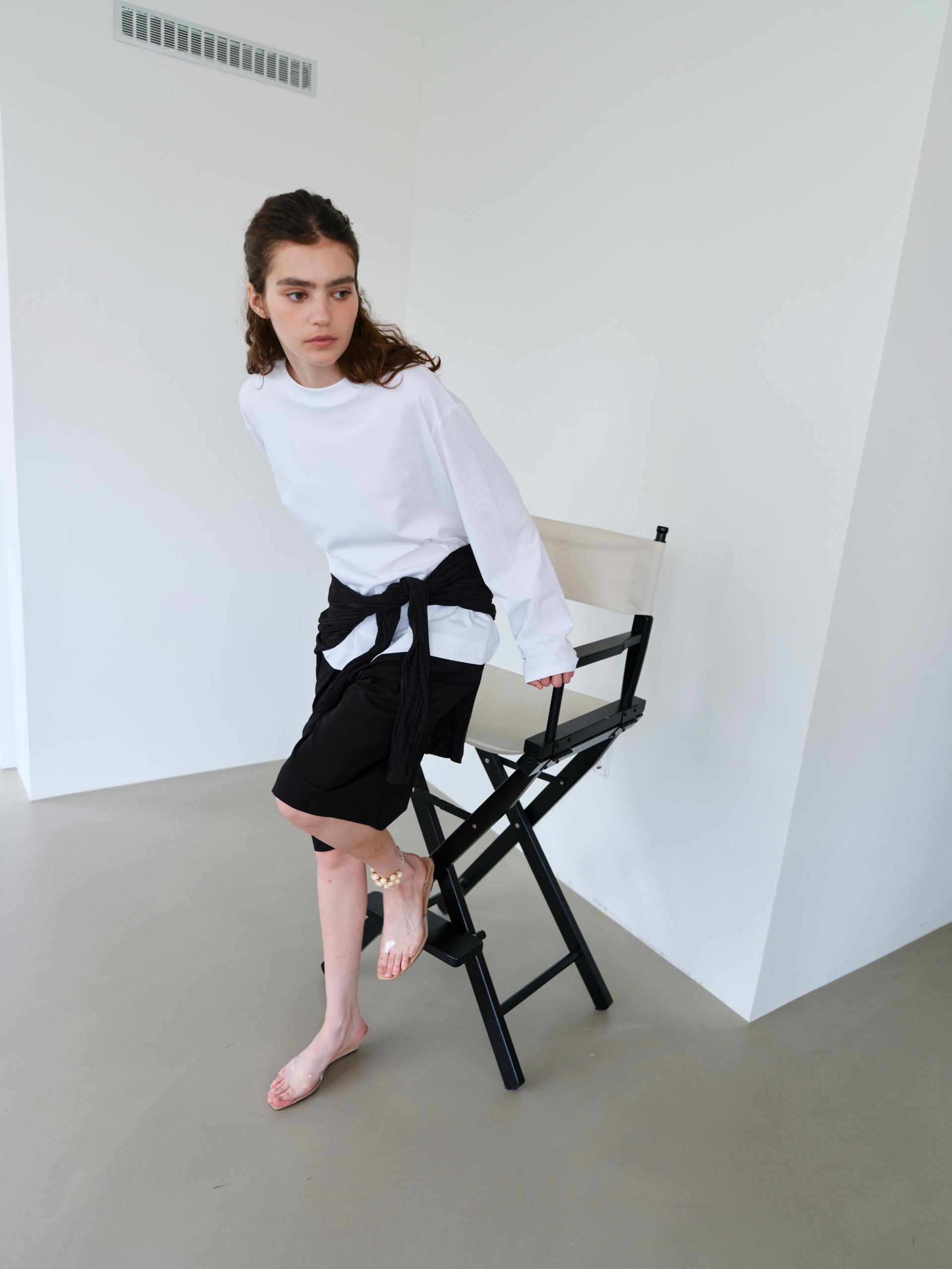 core long sleeve t-shirt (white)