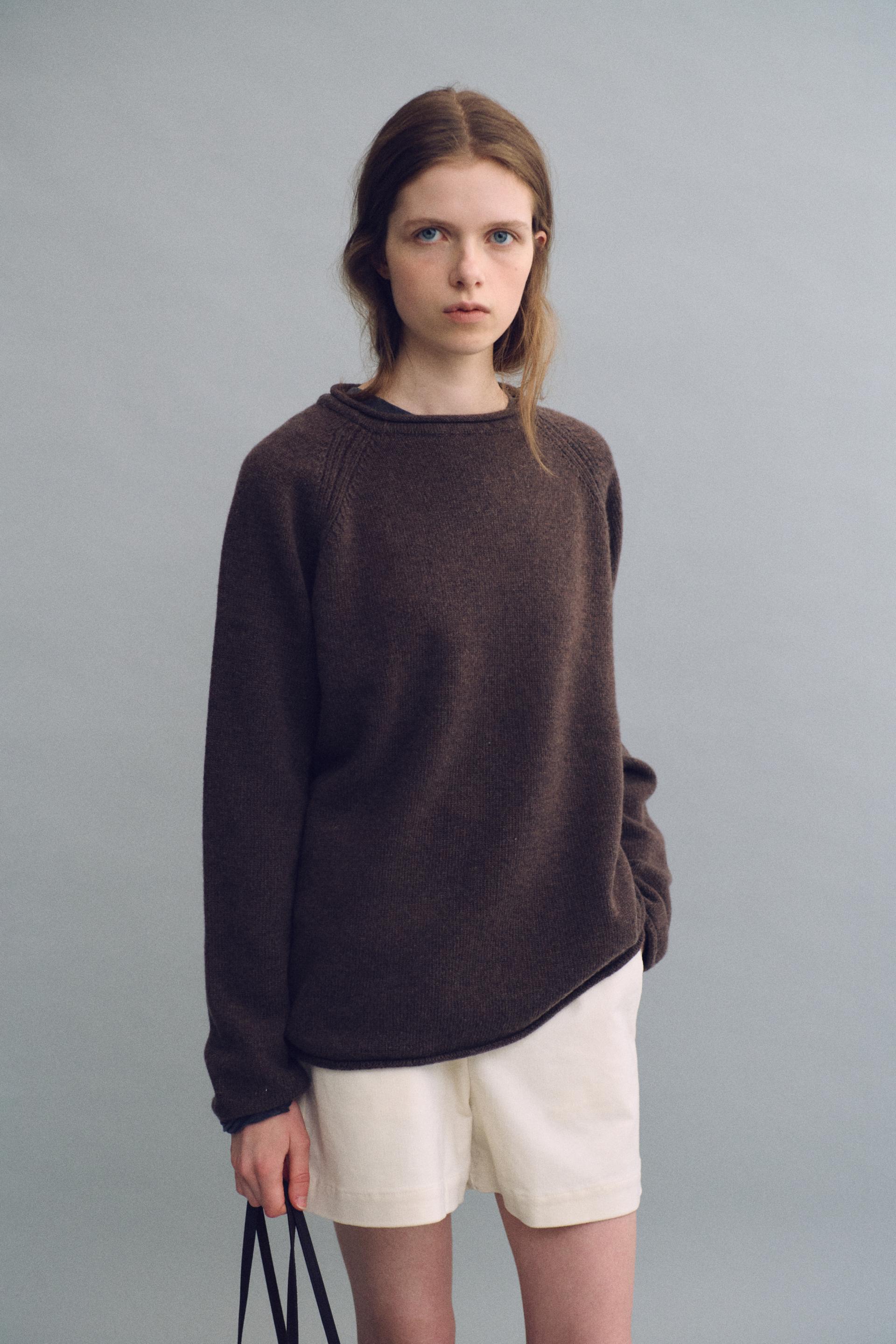 bias herring knit (cocoa)