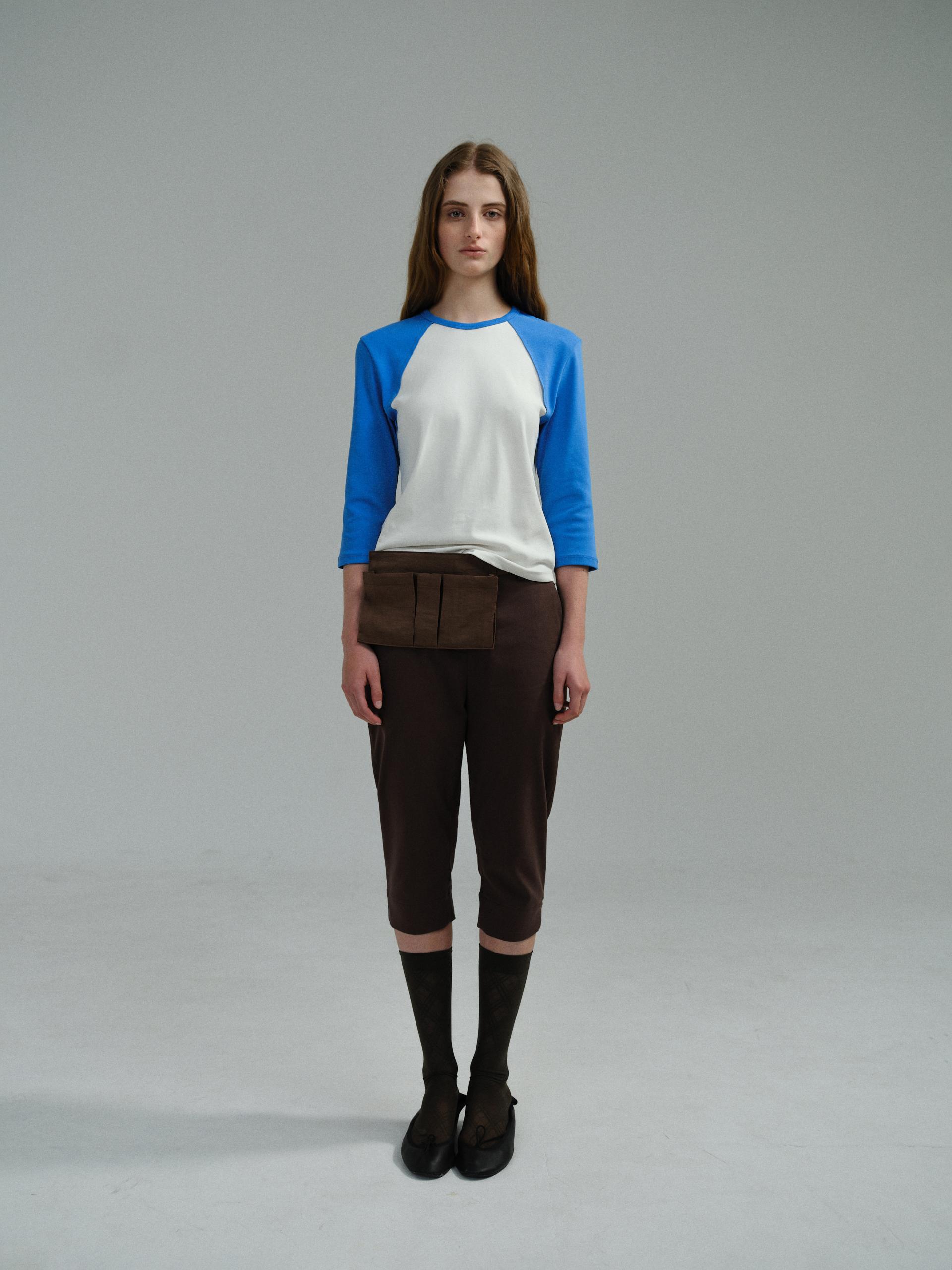 lip biker pants (brown)