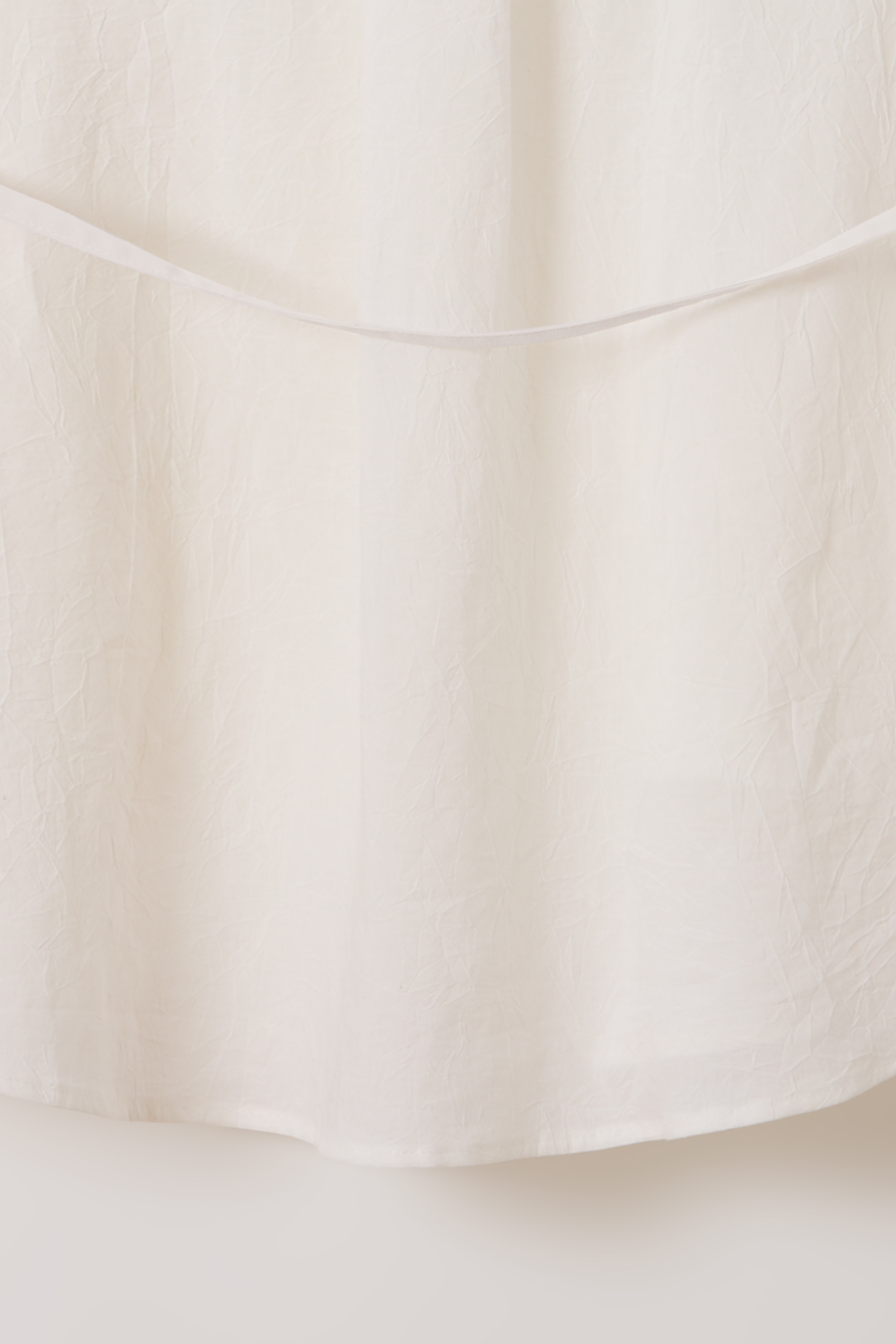 [2차 재입고] ease belted shirt (white)