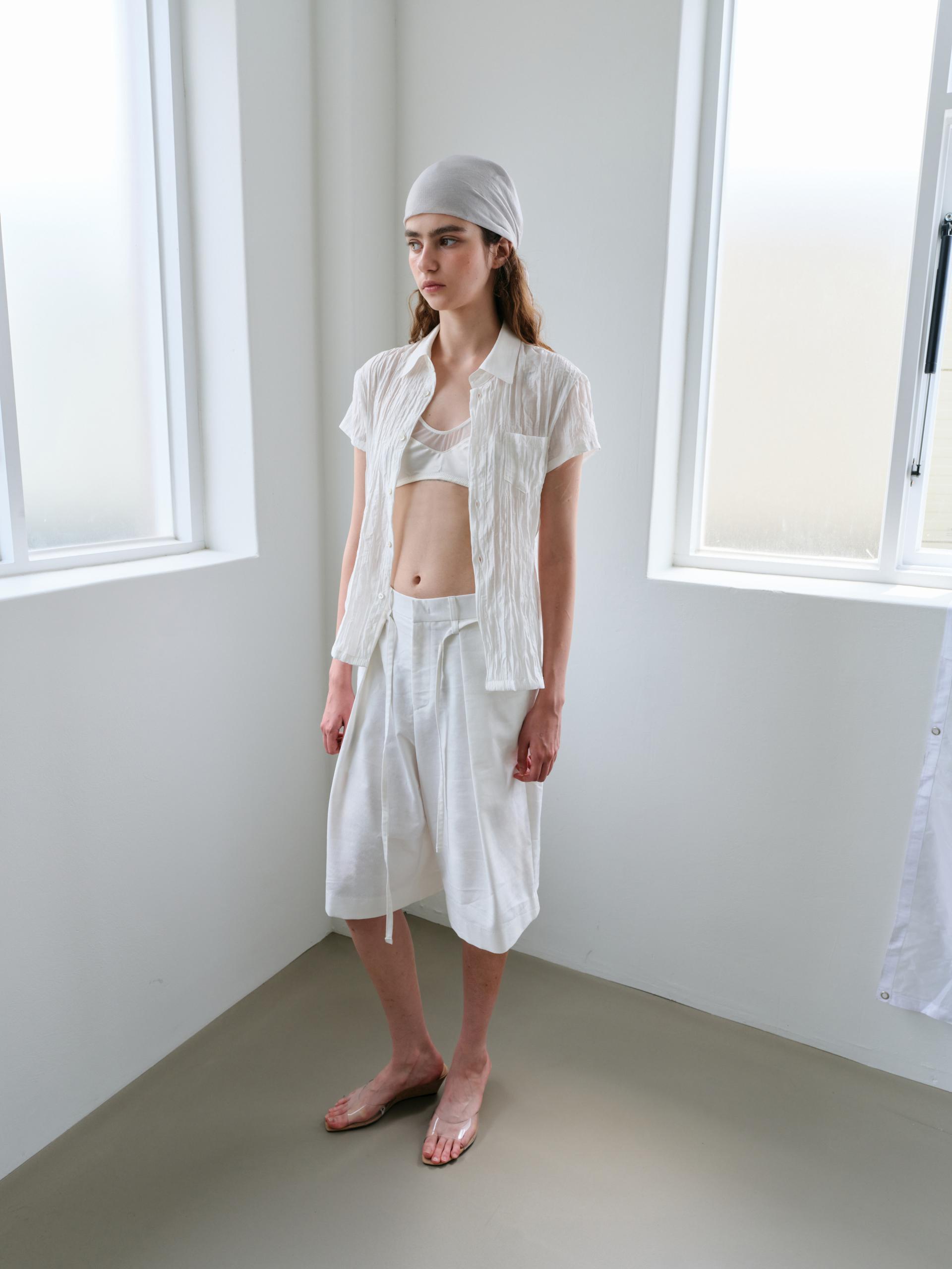 ripple half shirts (ivory)
