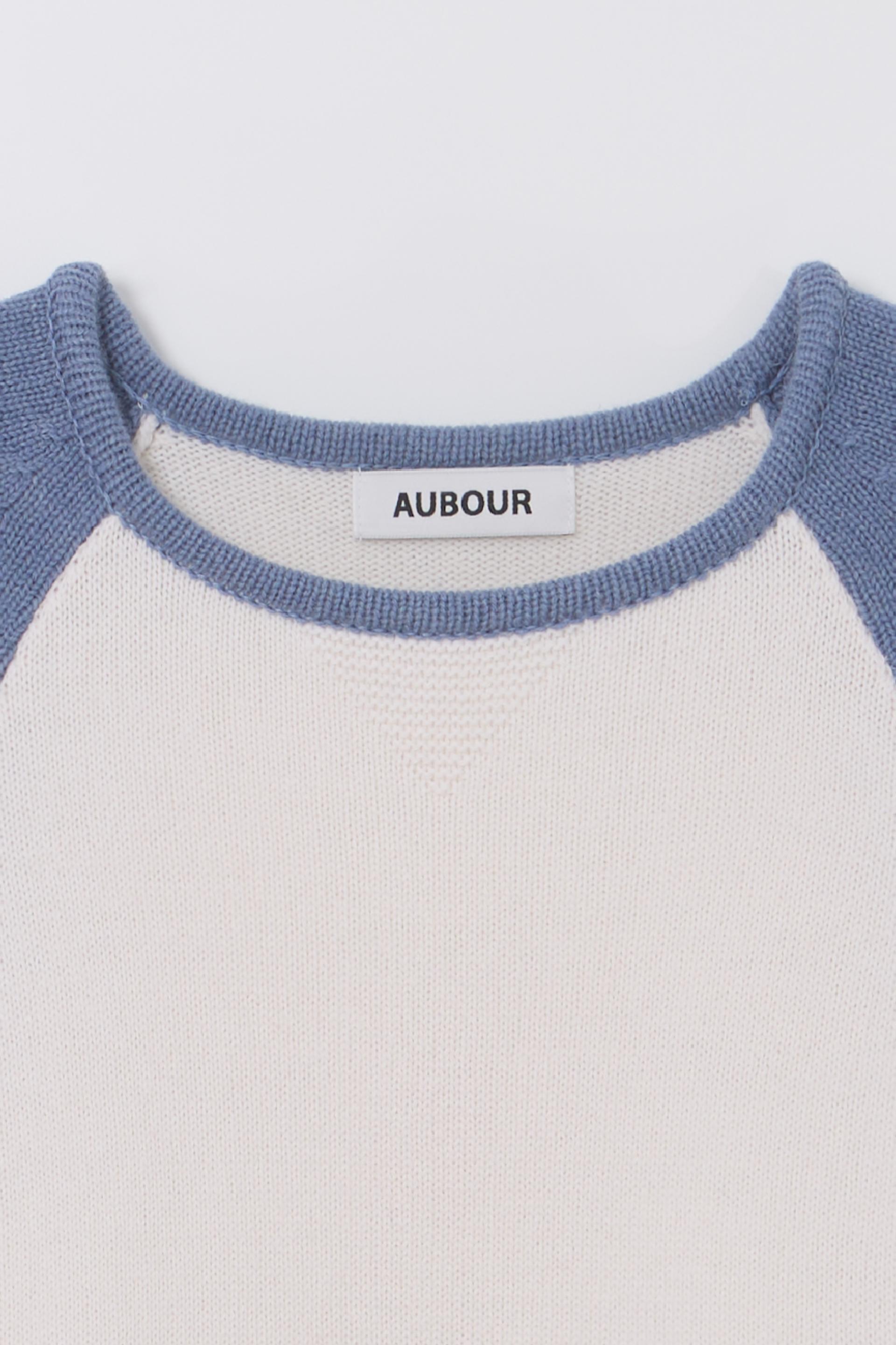 tone raglan knit (blue)
