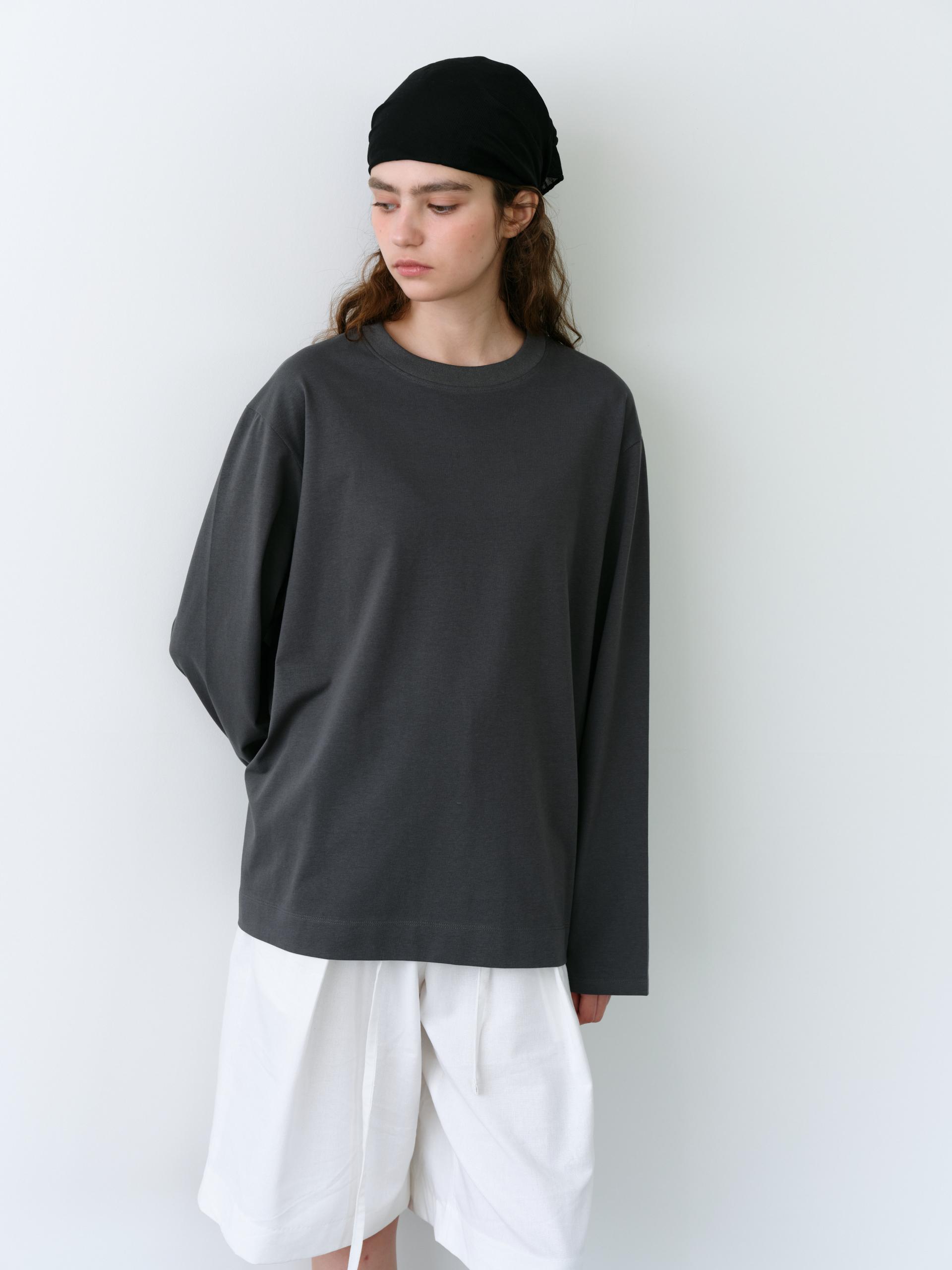 core long sleeve t-shirt (charcoal)