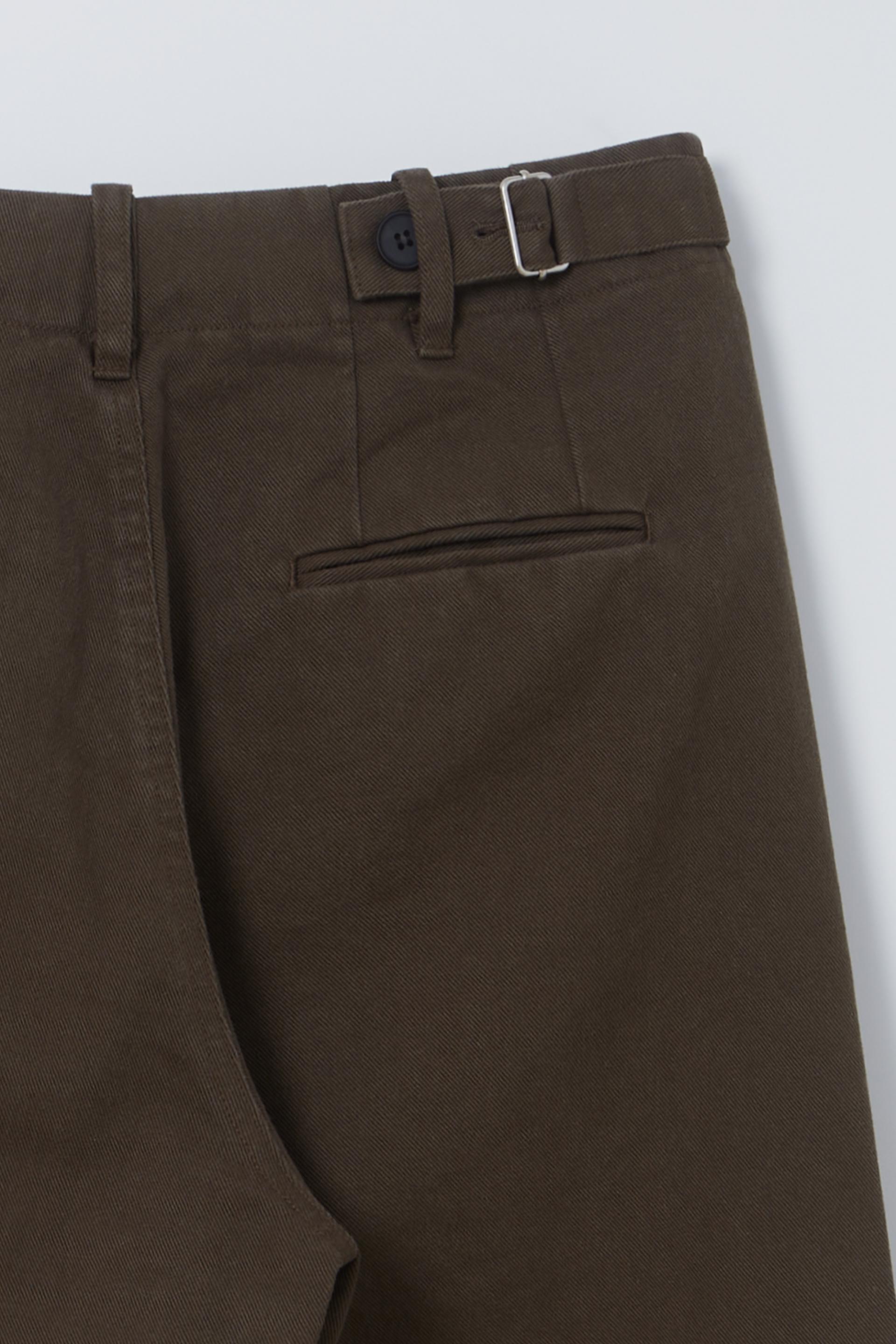 [2차 재입고] washed buckle pants (vintage brown)