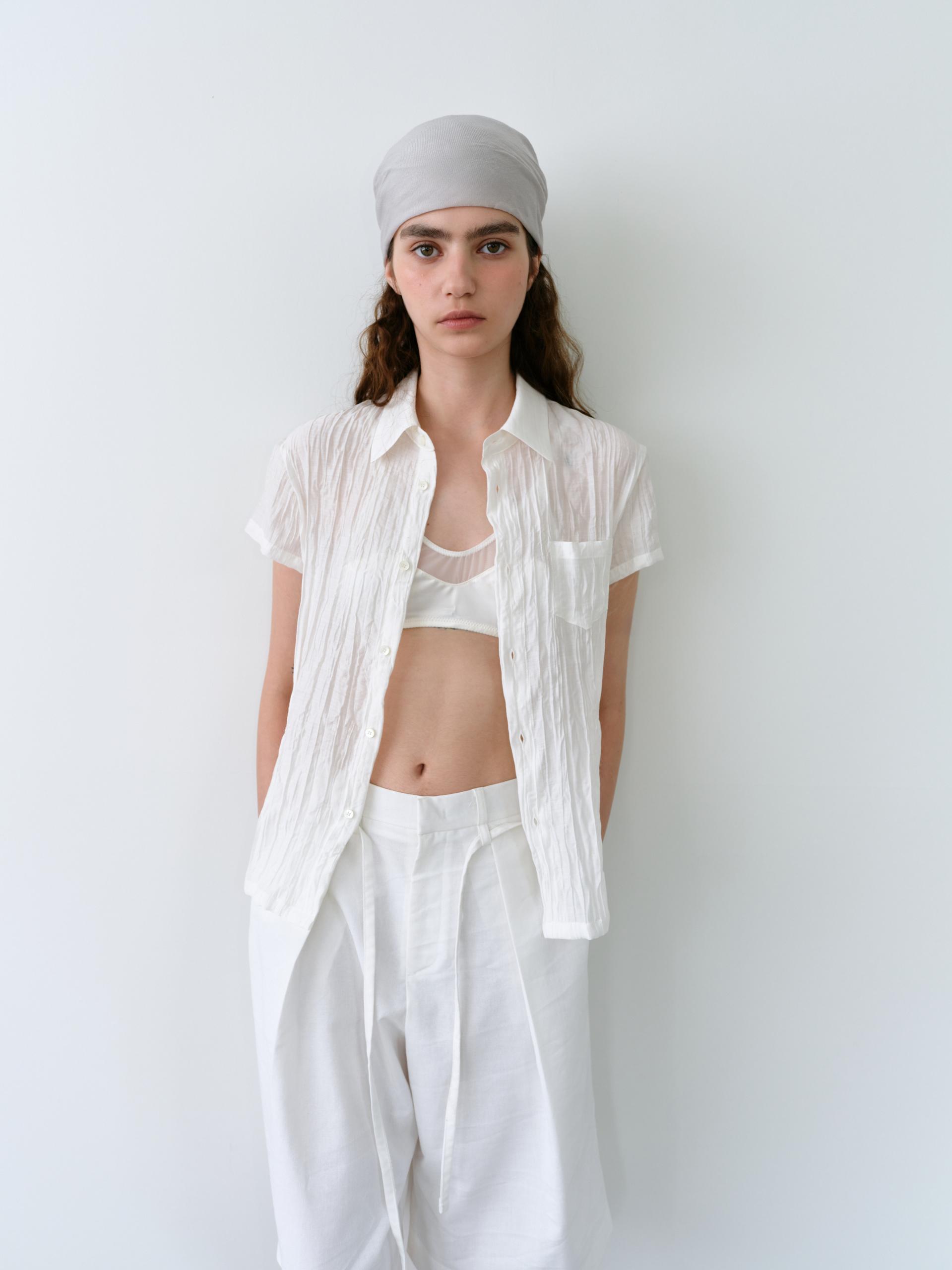 ripple half shirts (ivory)