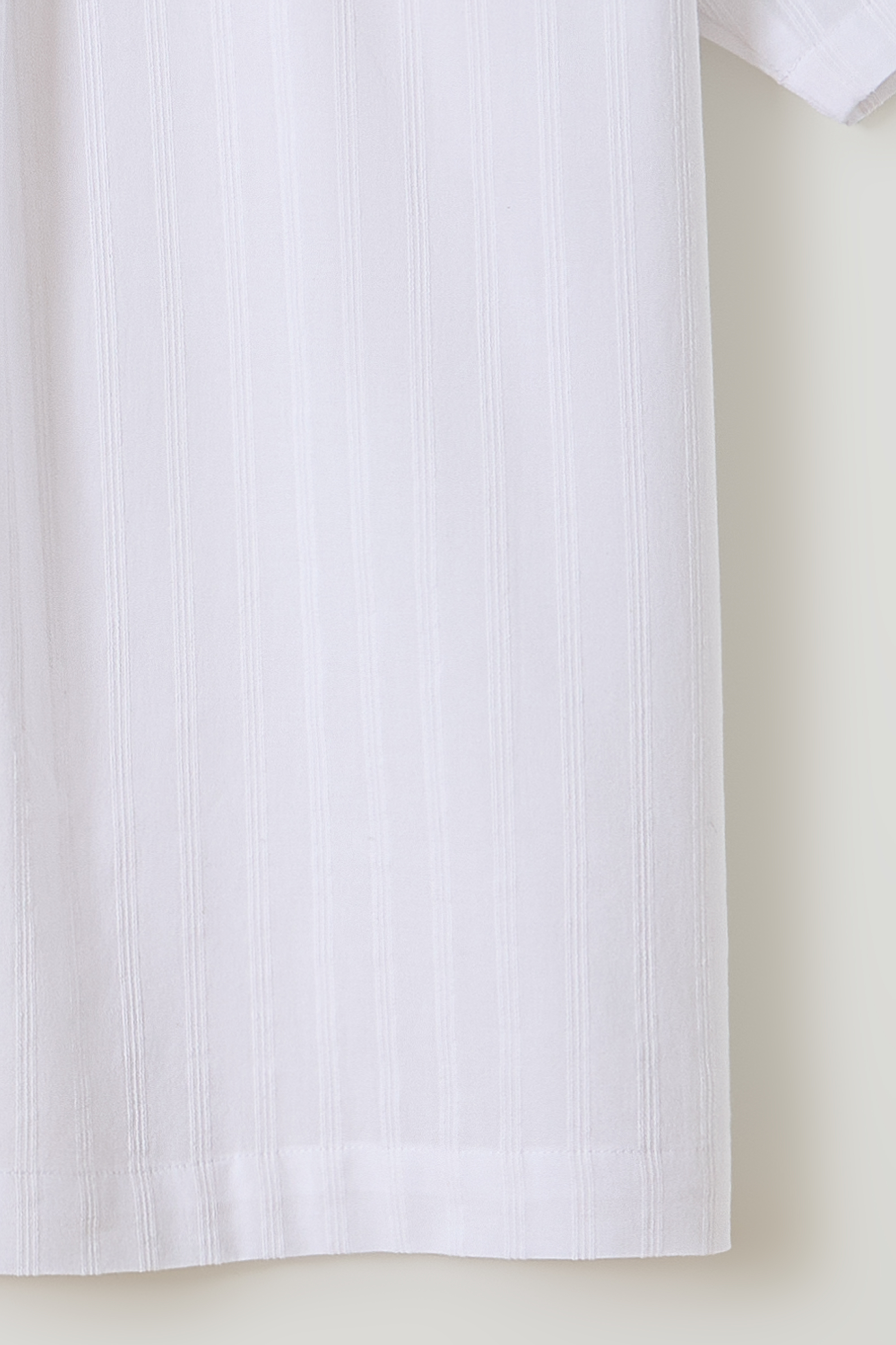 [10차 재입고] wrinkled lapel shirts (white stripe)