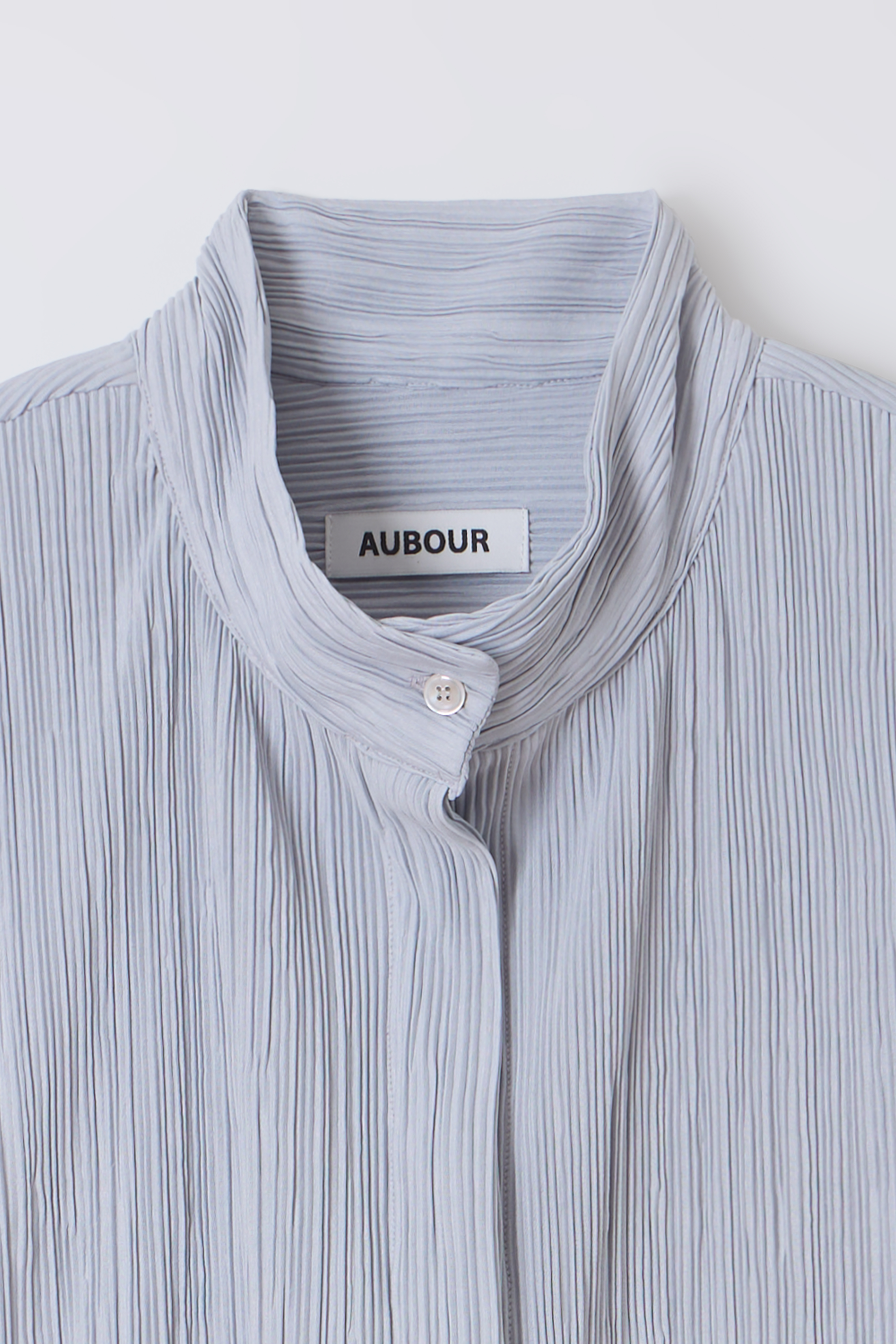 [2차 재입고] pleats string blouse (dusty sky)