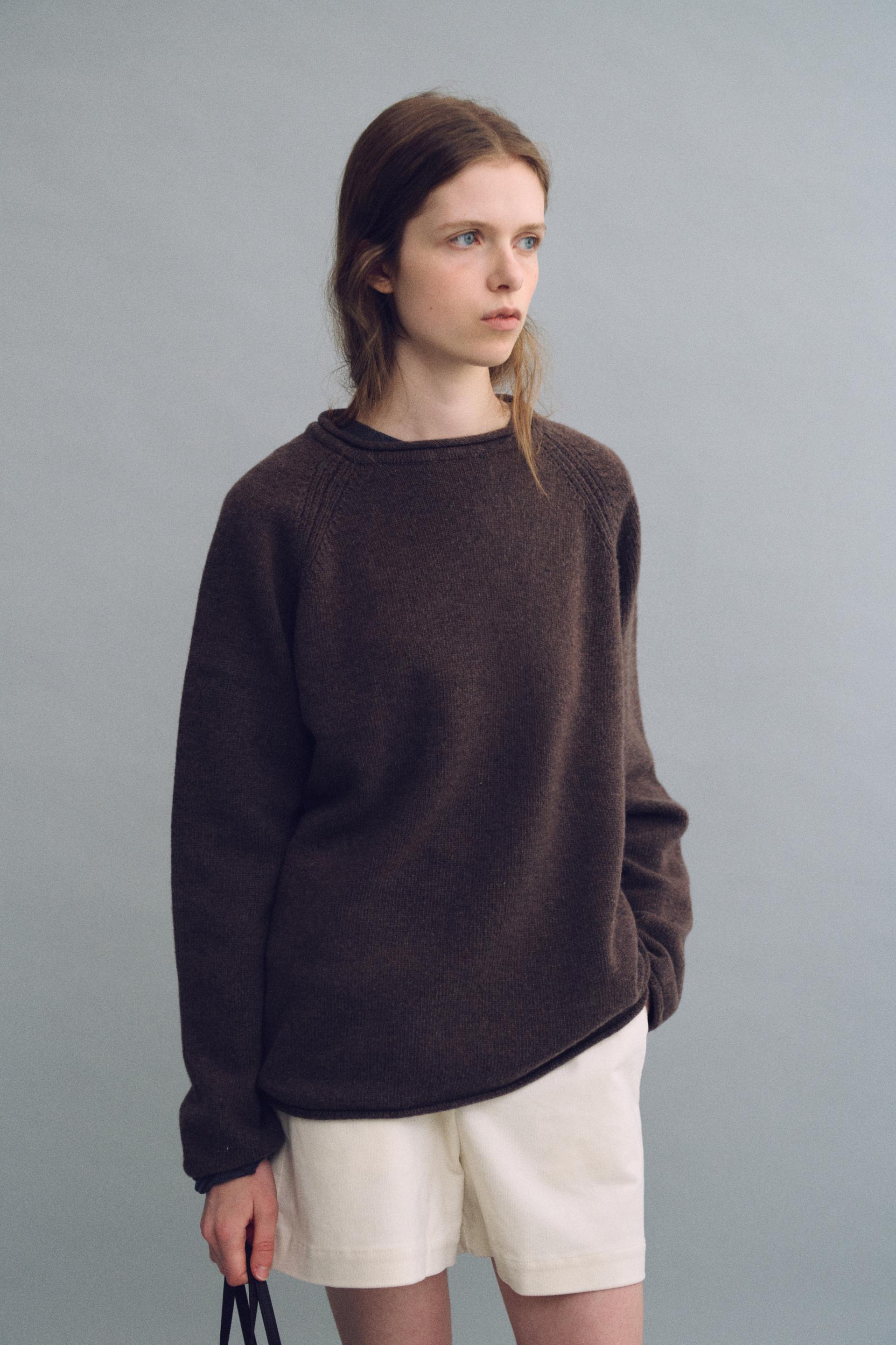 bias herring knit (cocoa)