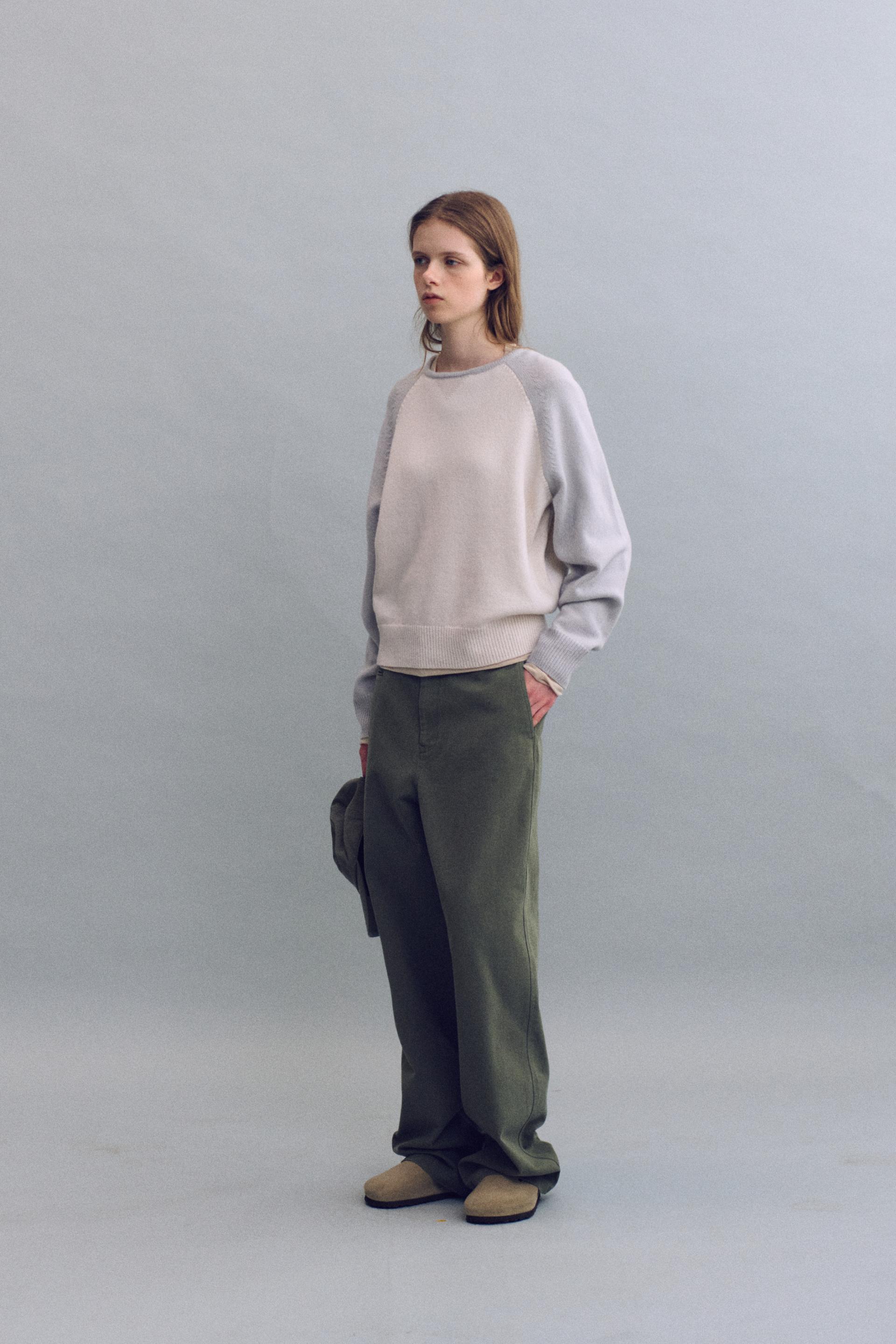 washed buckle pants (vintage khaki)