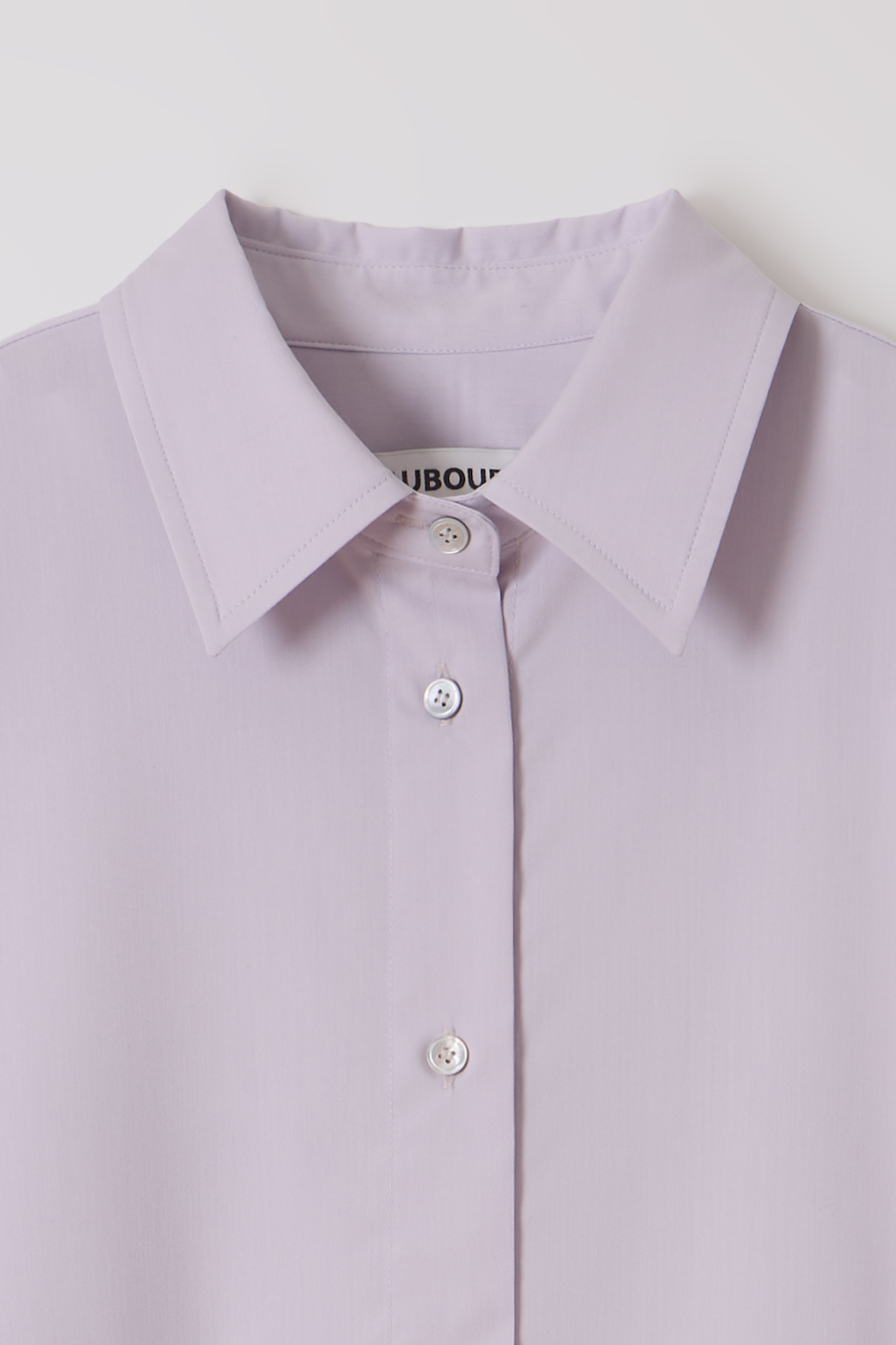 ease belted shirt (lilac)