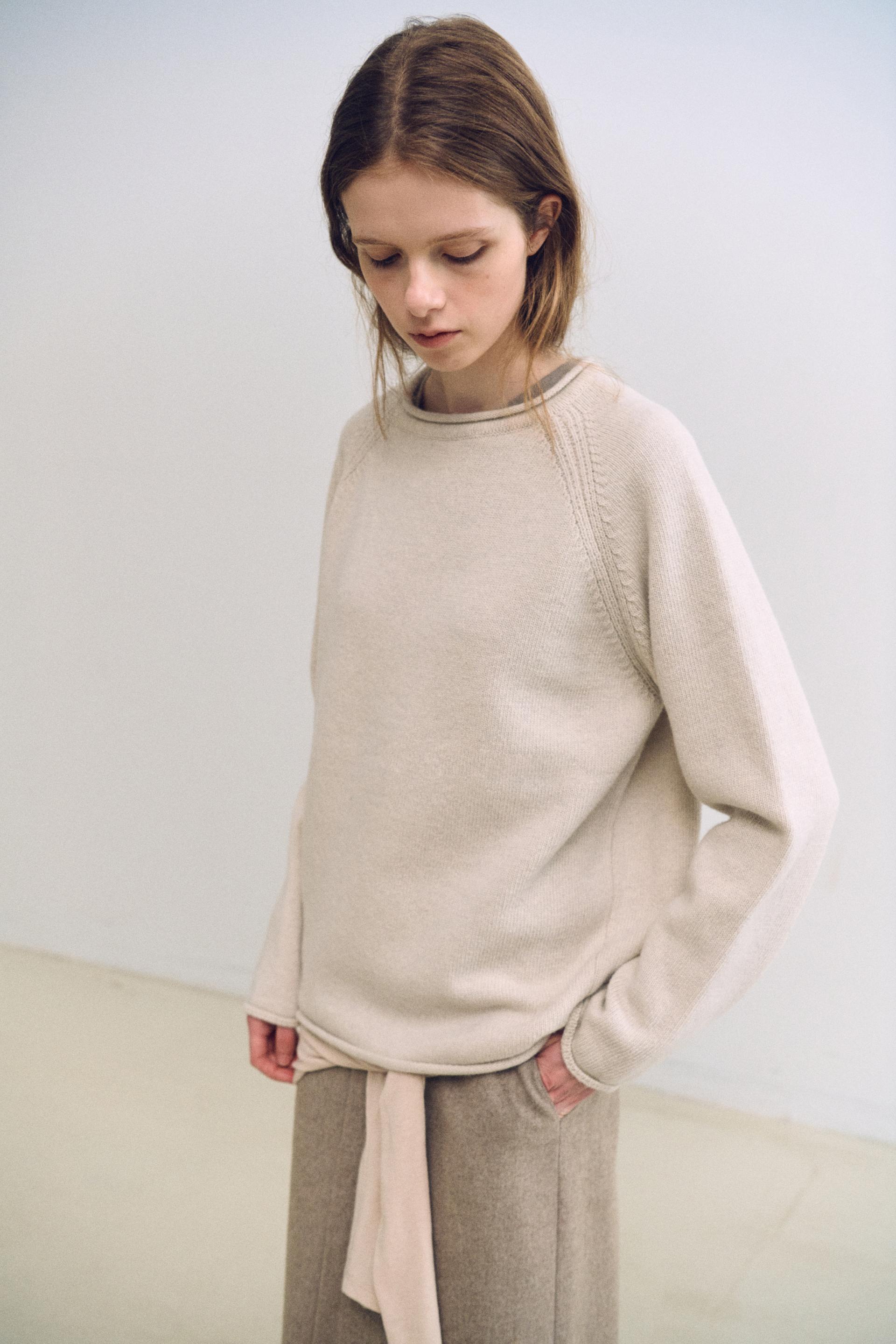 [3차 재입고 9/11 순차배송] bias herring knit (oatmeal)