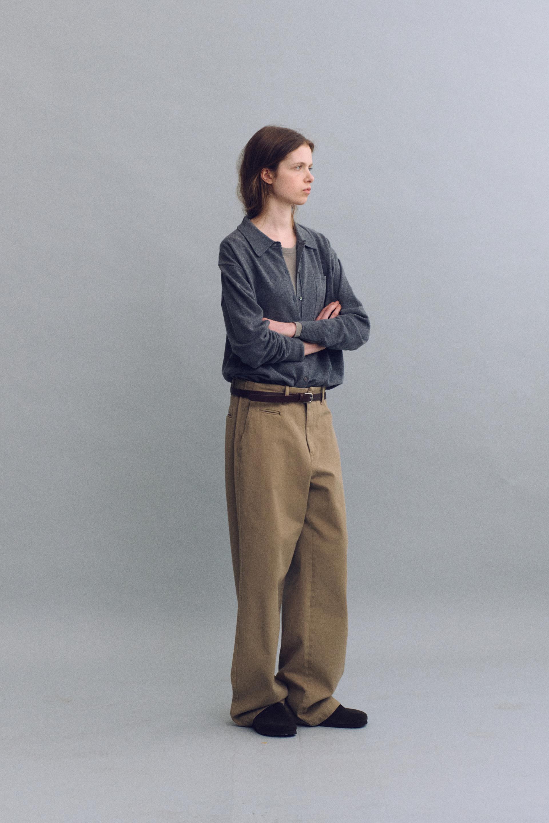 shirts pocket knit (charcoal)