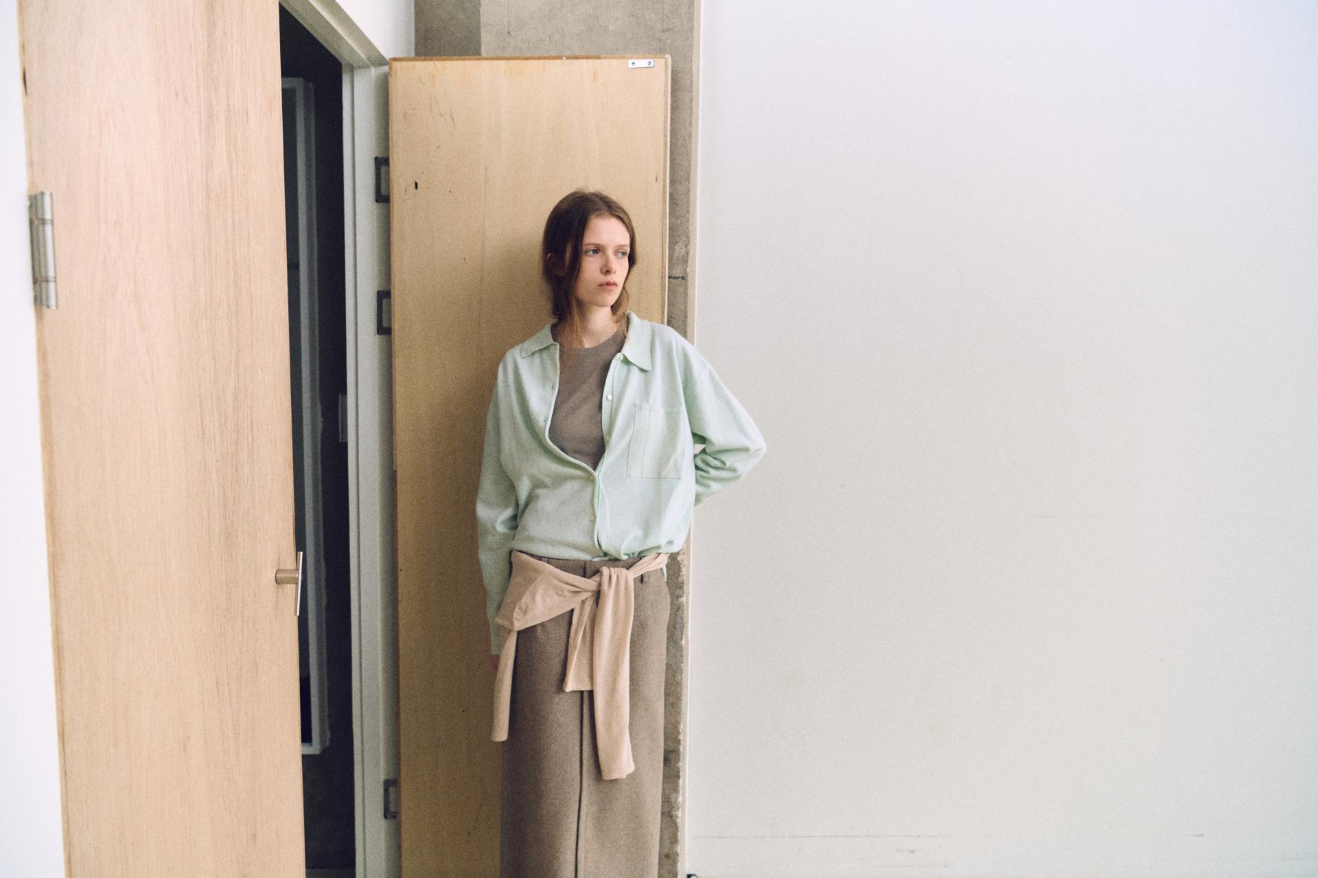 shirts pocket knit (mint)