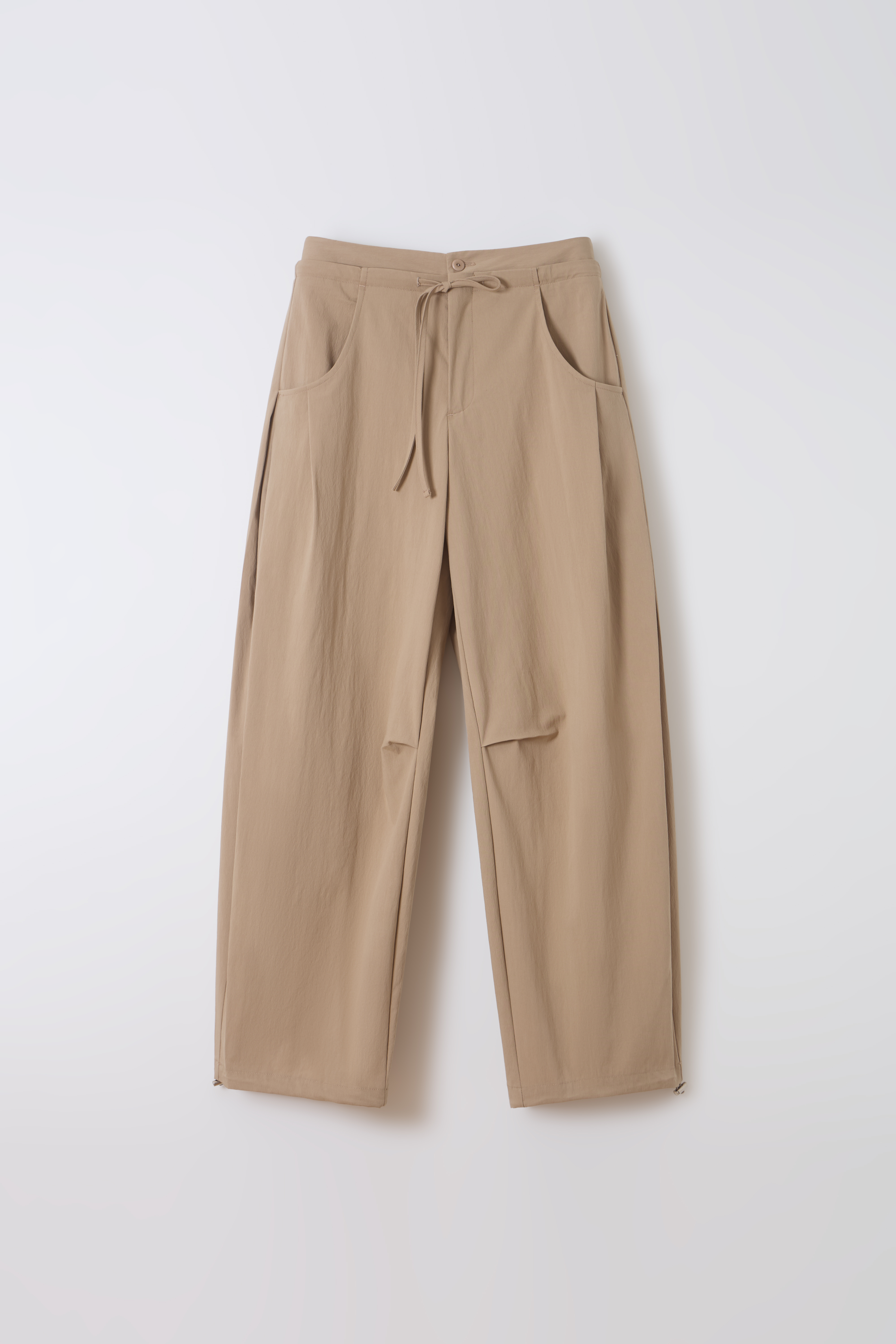 [2차 재입고] arc tuck pants (beige)