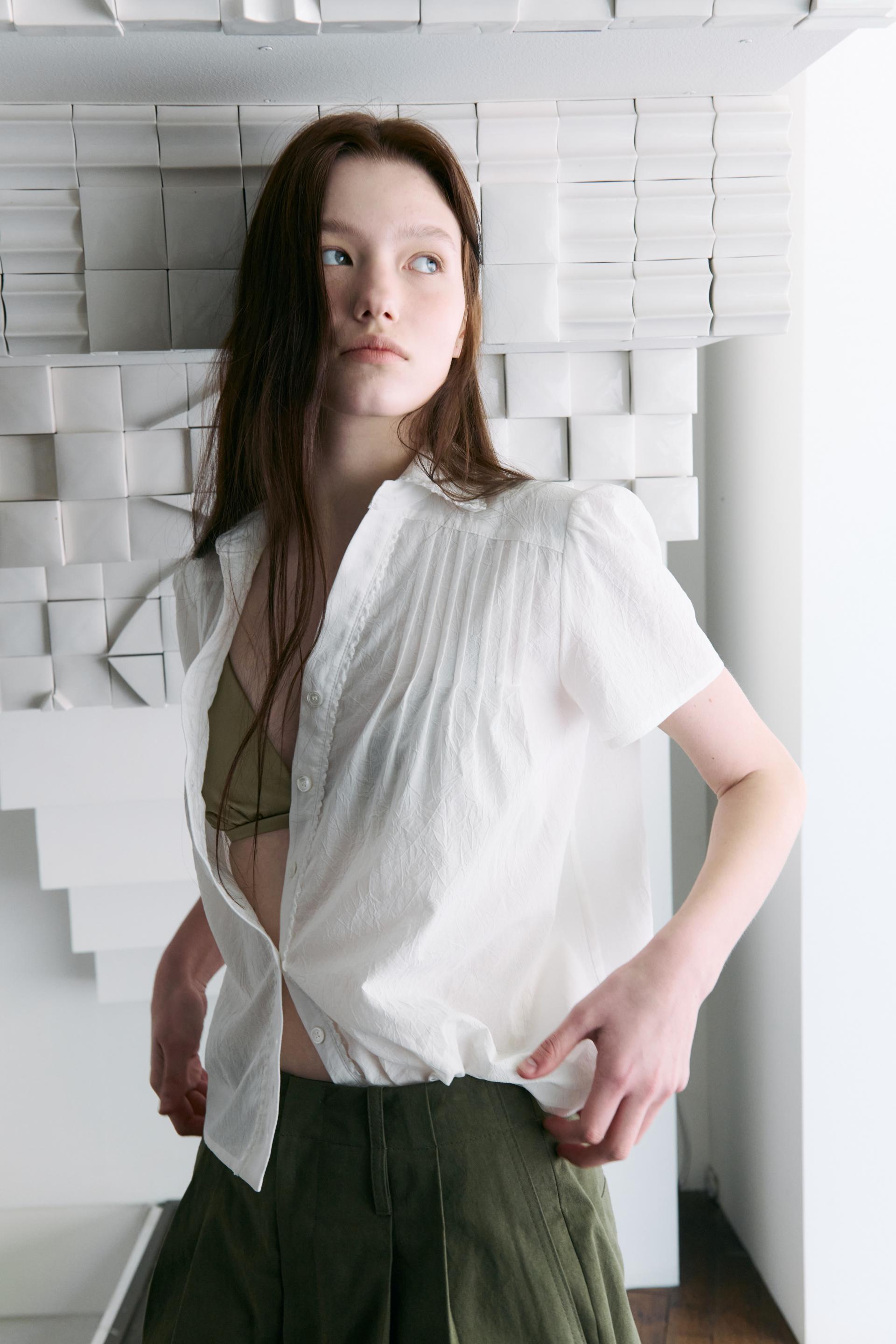 [4차 재입고] lace cap blouse (white)