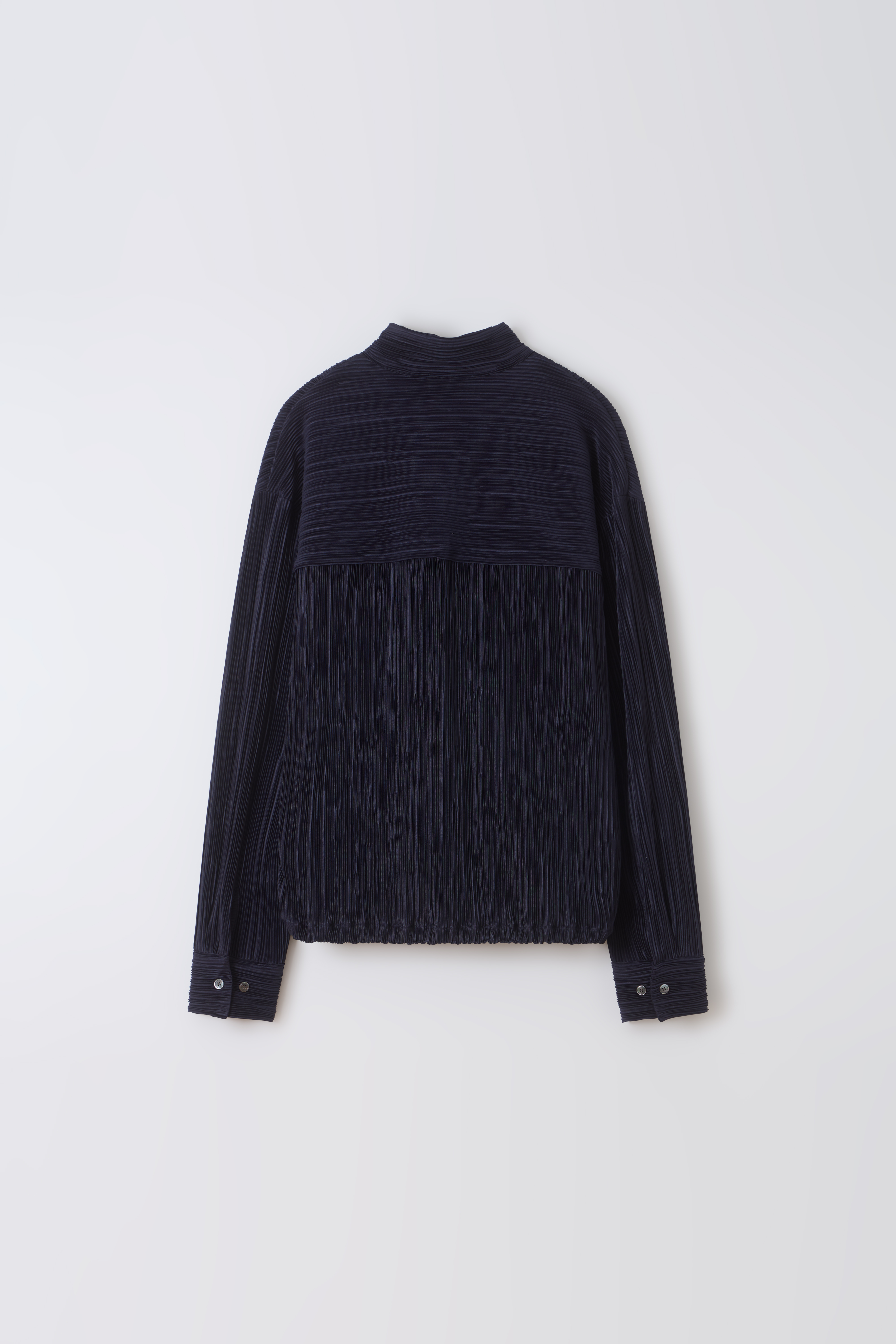 [2차 재입고] pleats string blouse (navy)