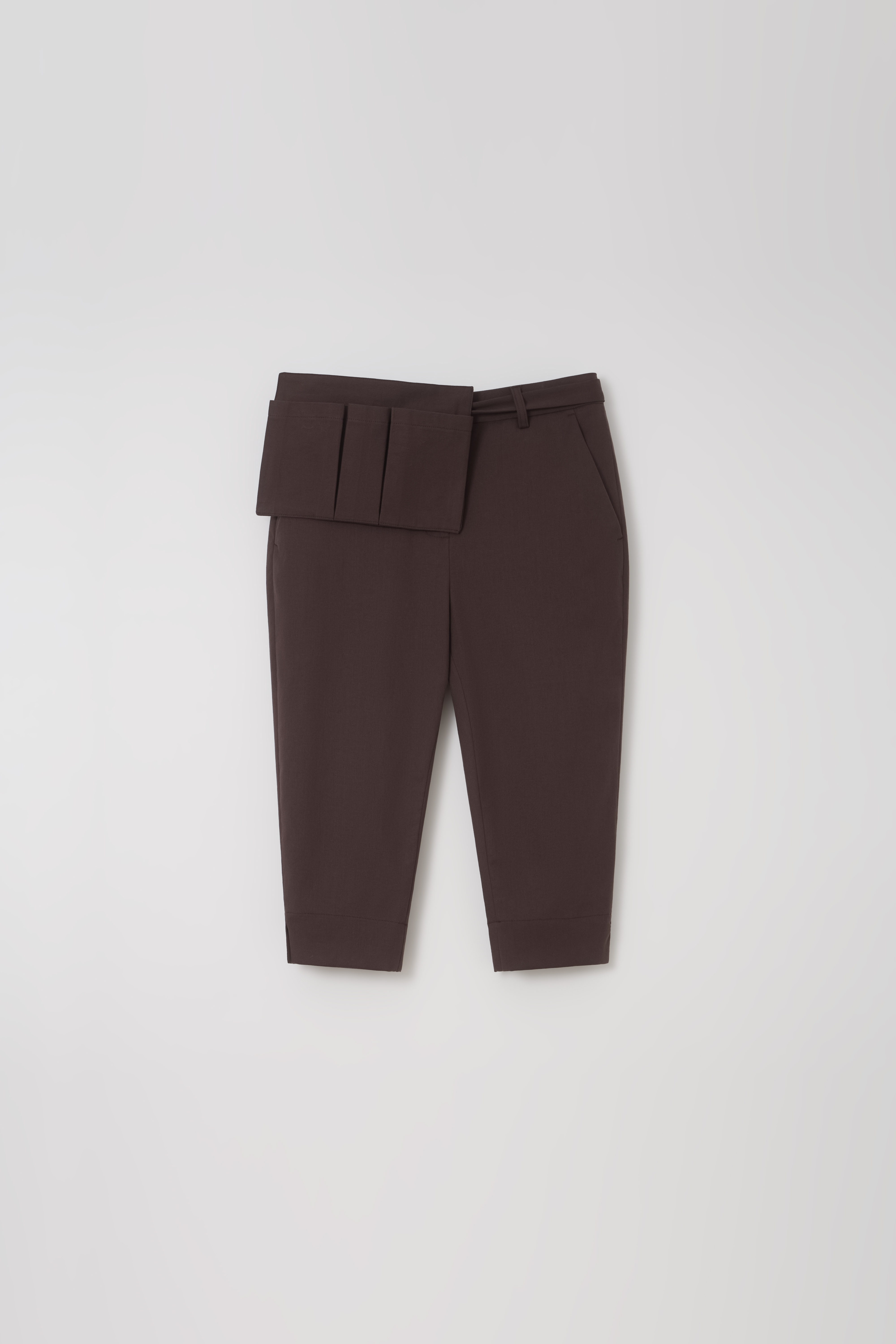 lip biker pants (brown)