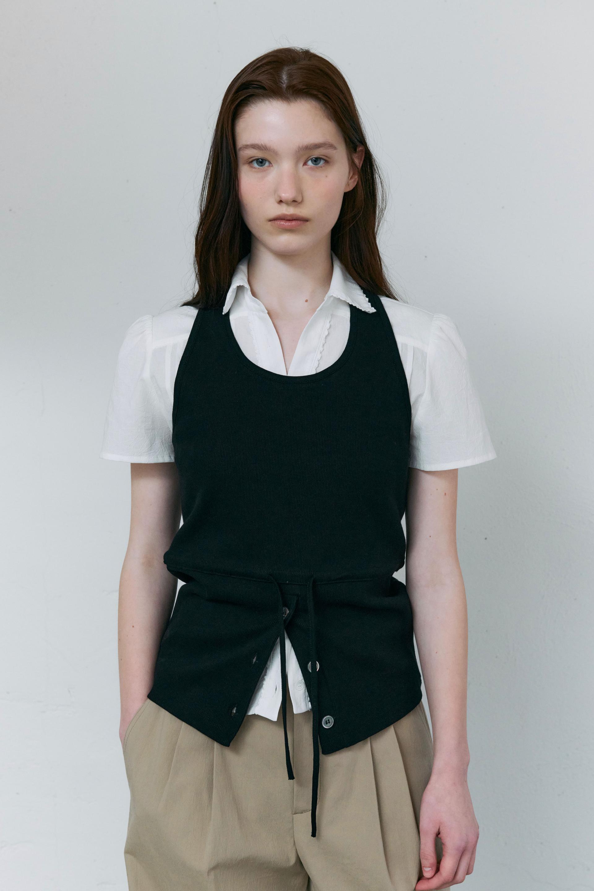 [4차 재입고] lace cap blouse (white)