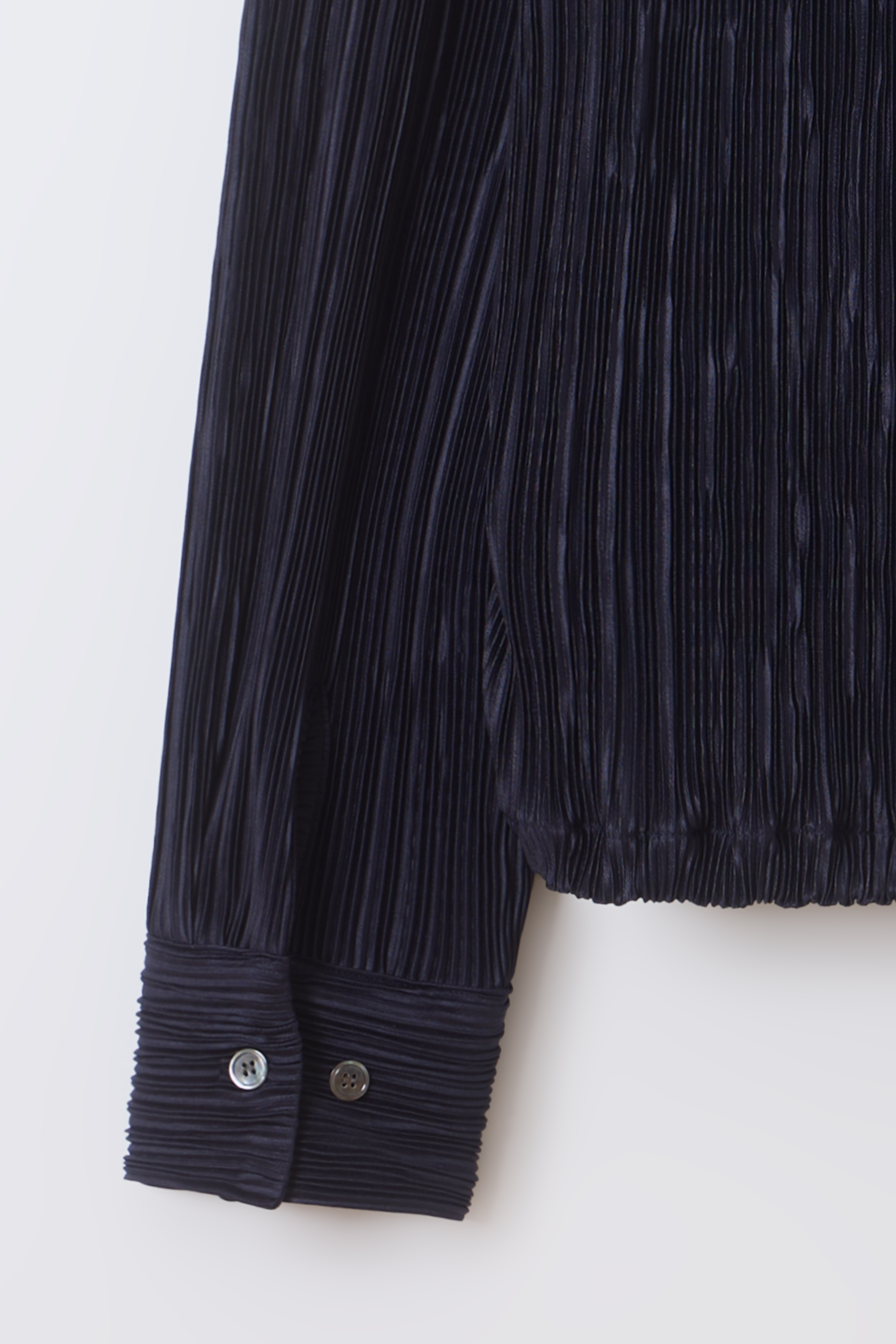 [2차 재입고] pleats string blouse (navy)