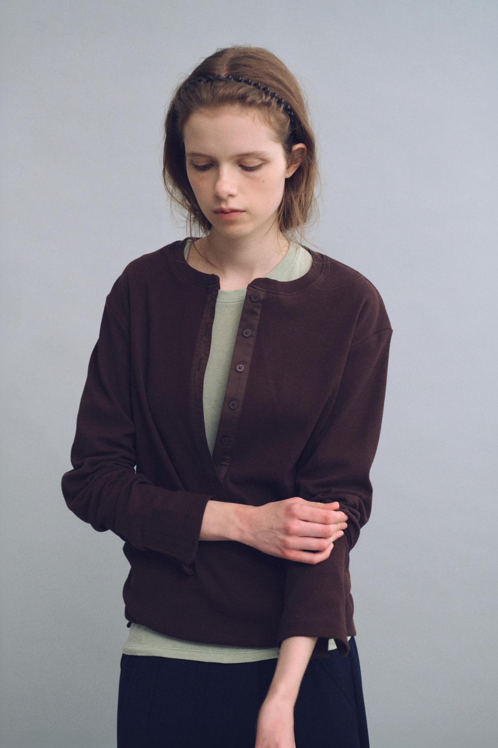 bare long sleeve wool tee (5 colors)
