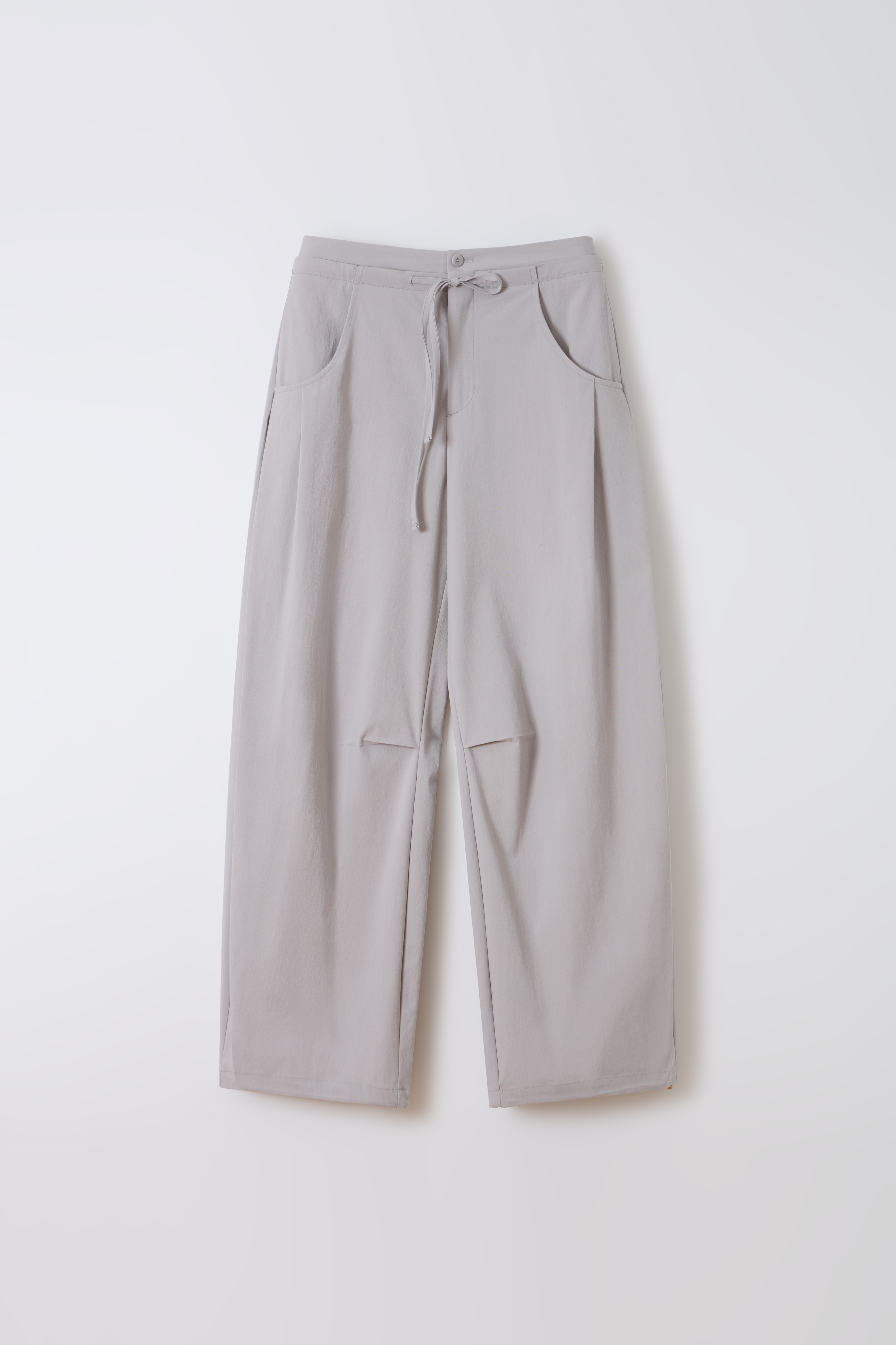 [2차 재입고] arc tuck pants (soft silver)