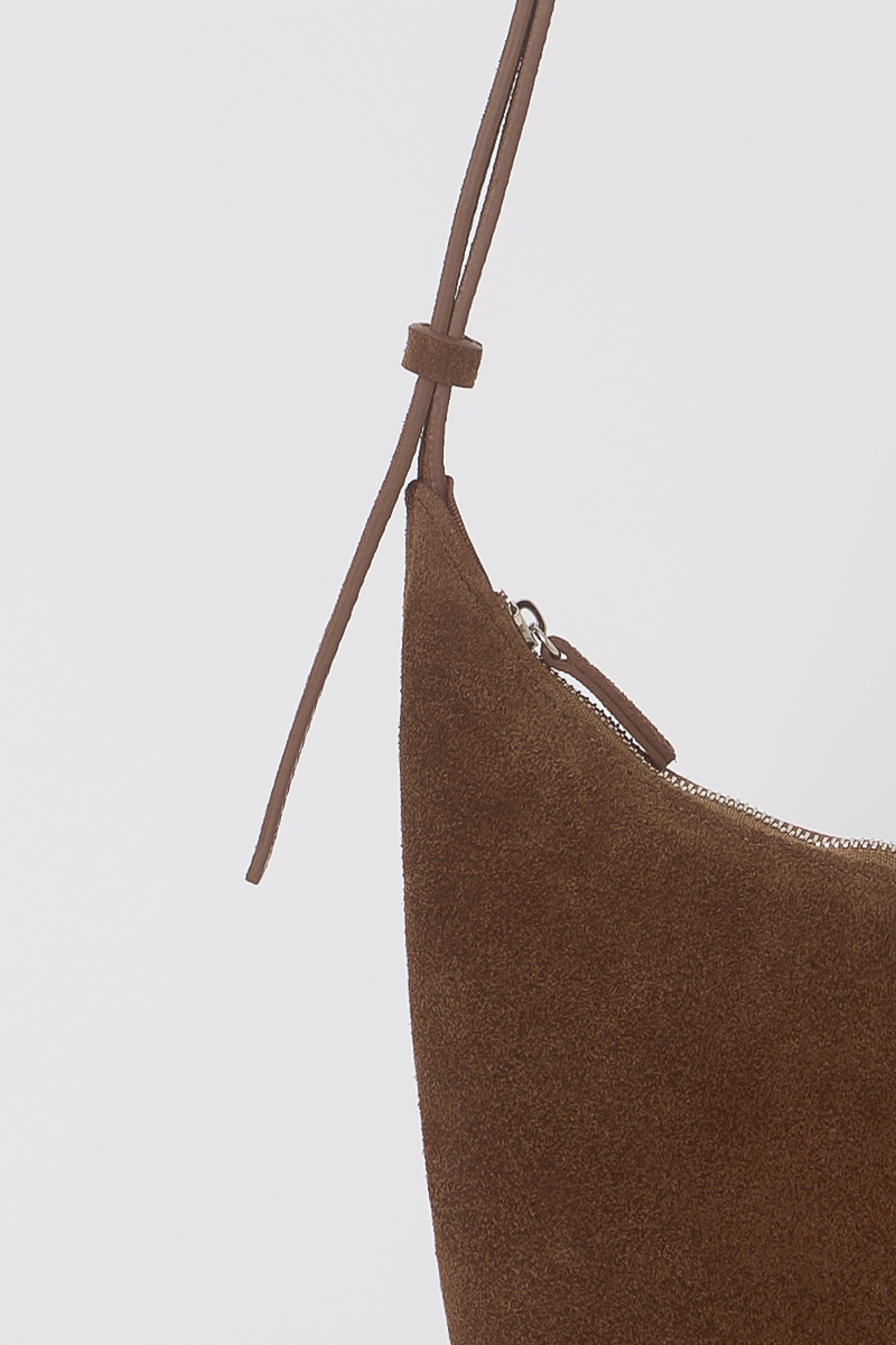 arc hobo bag (suede camel)