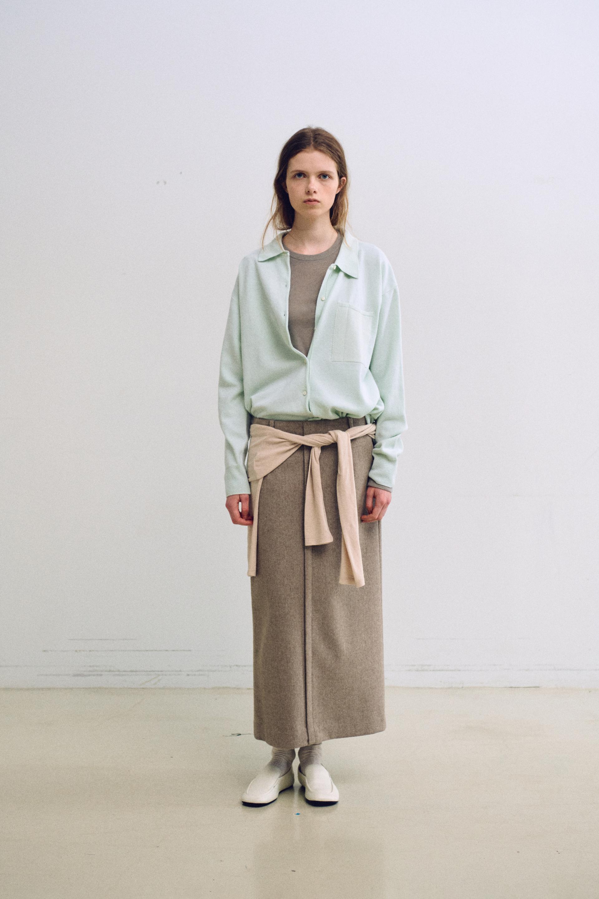 shirts pocket knit (mint)