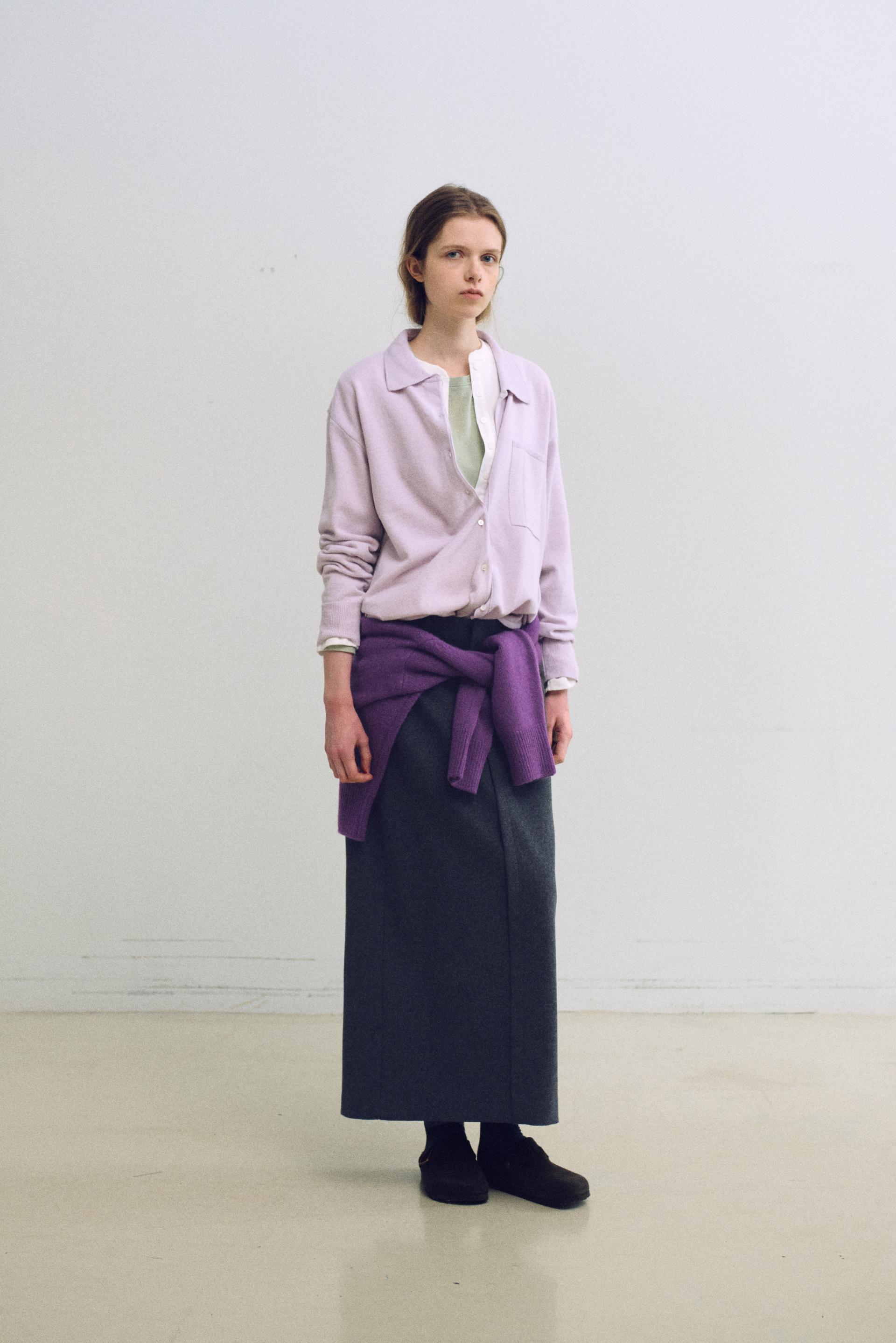 shirts pocket knit (soft pink)