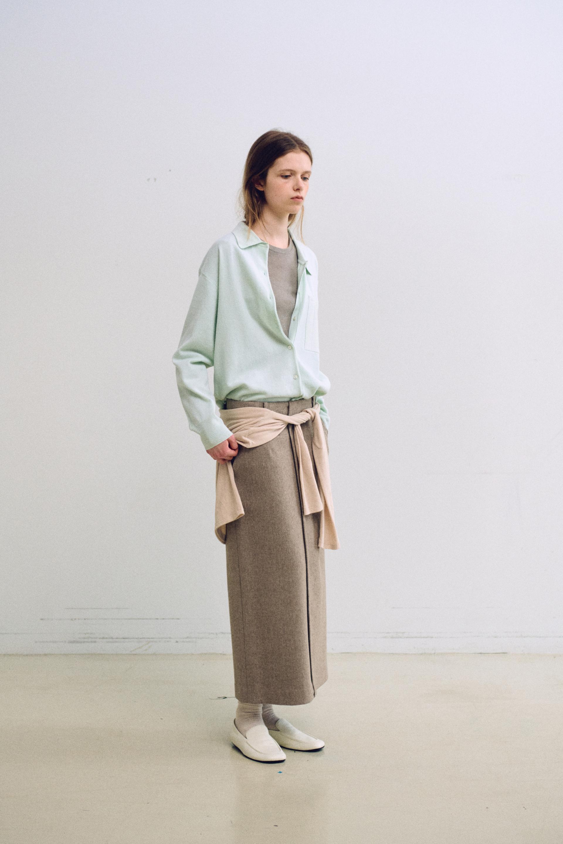shirts pocket knit (mint)