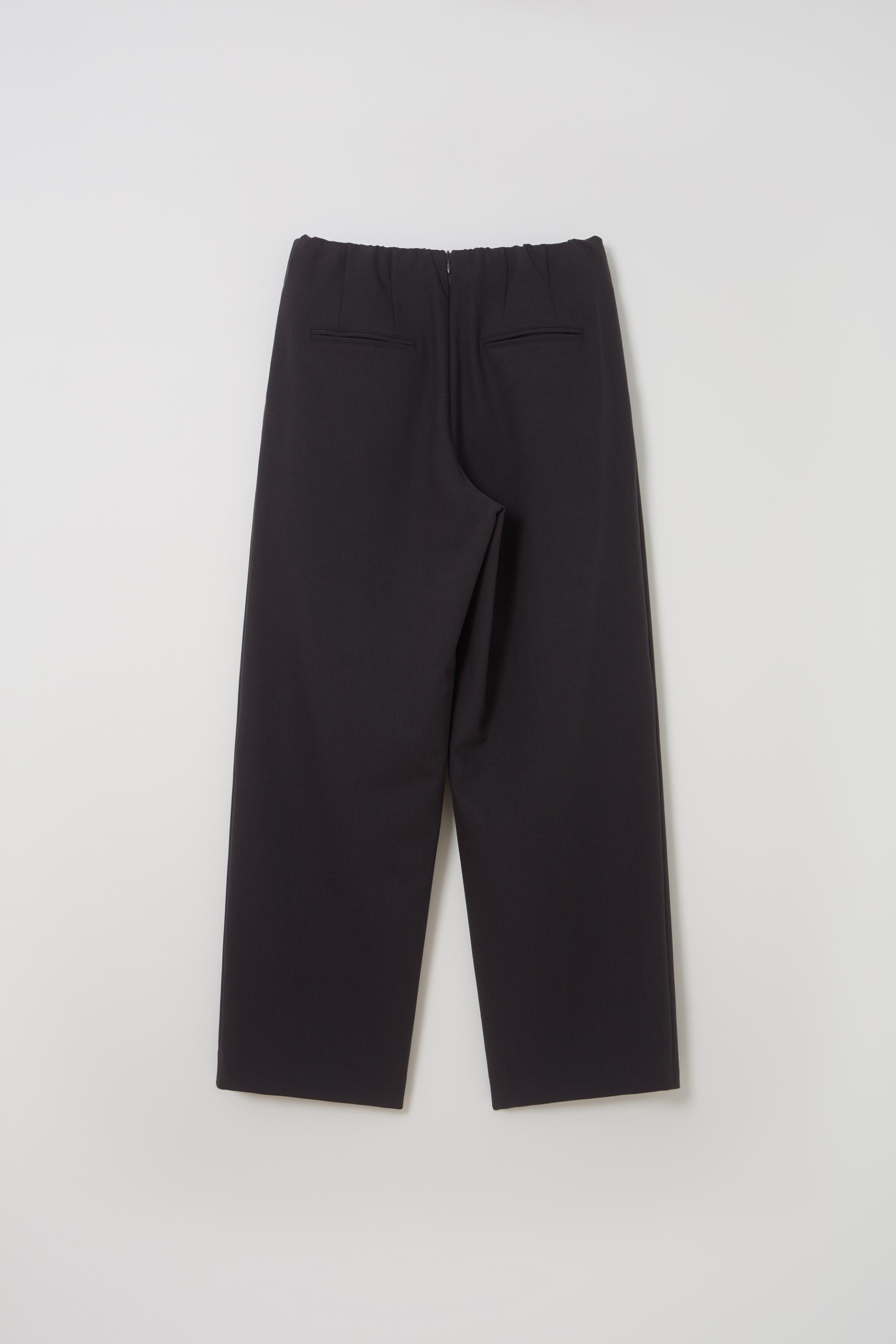 tuck ease slacks (charcoal)