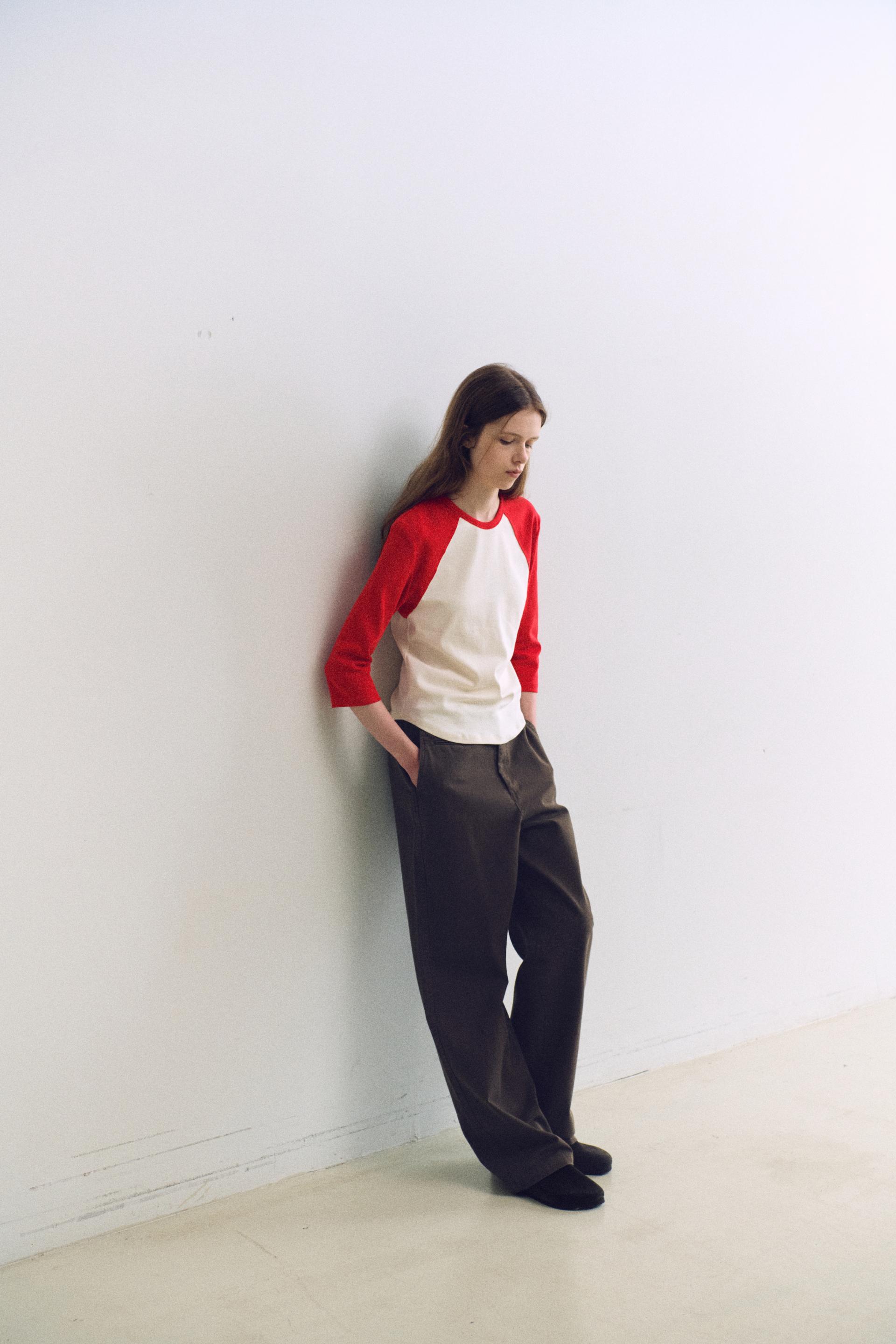washed buckle pants (vintage brown)