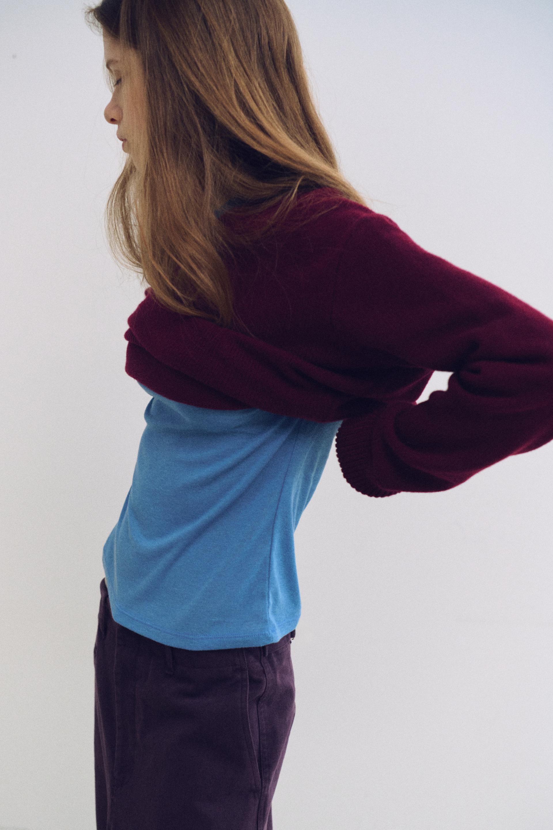 bare long sleeve wool tee (5 colors)