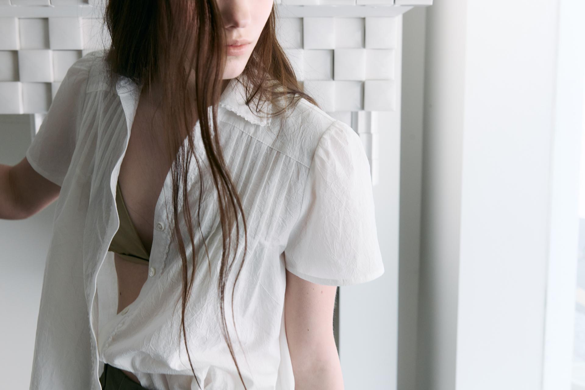 [4차 재입고] lace cap blouse (white)