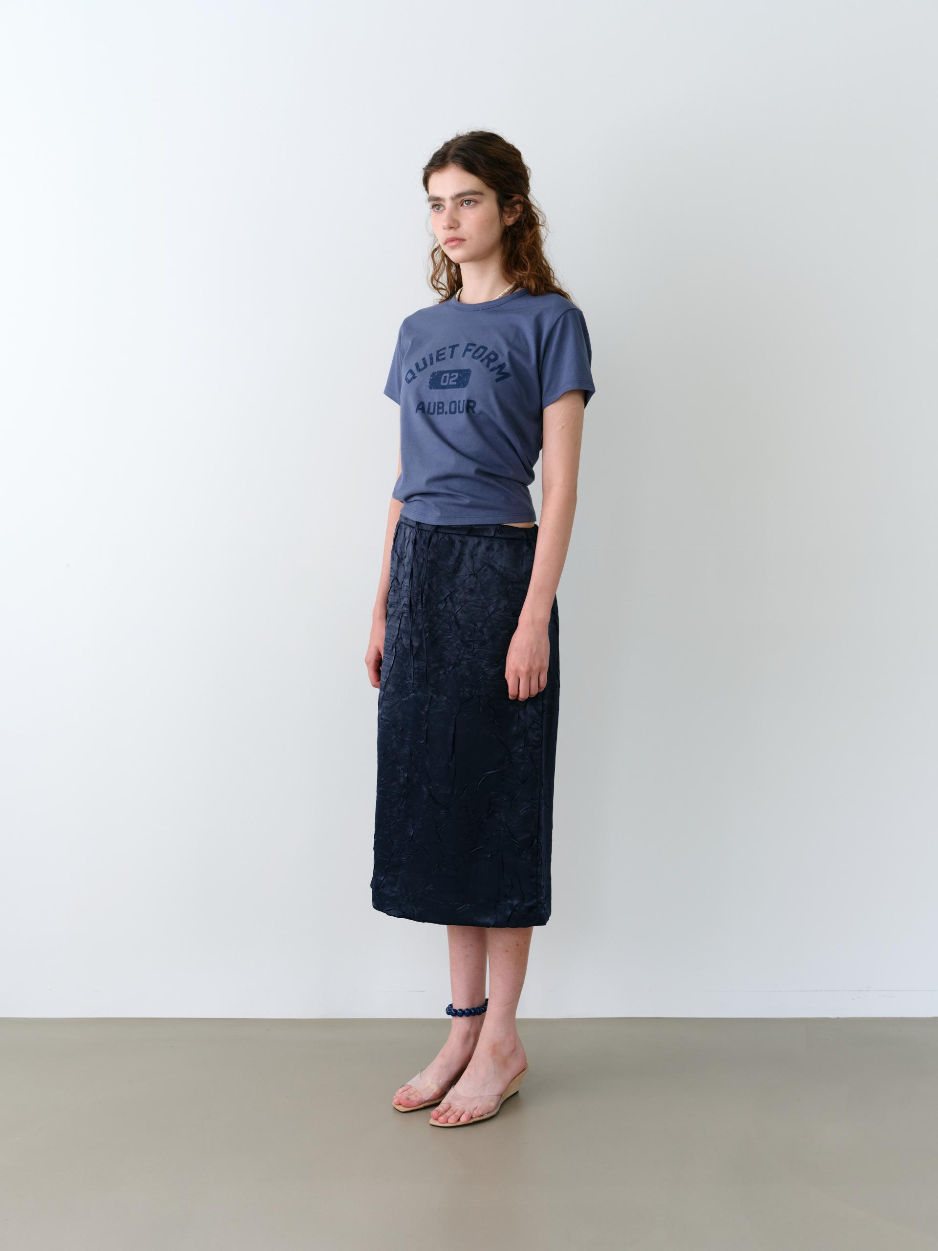 [2차 재입고] vintage form t-shirt (dusty blue)